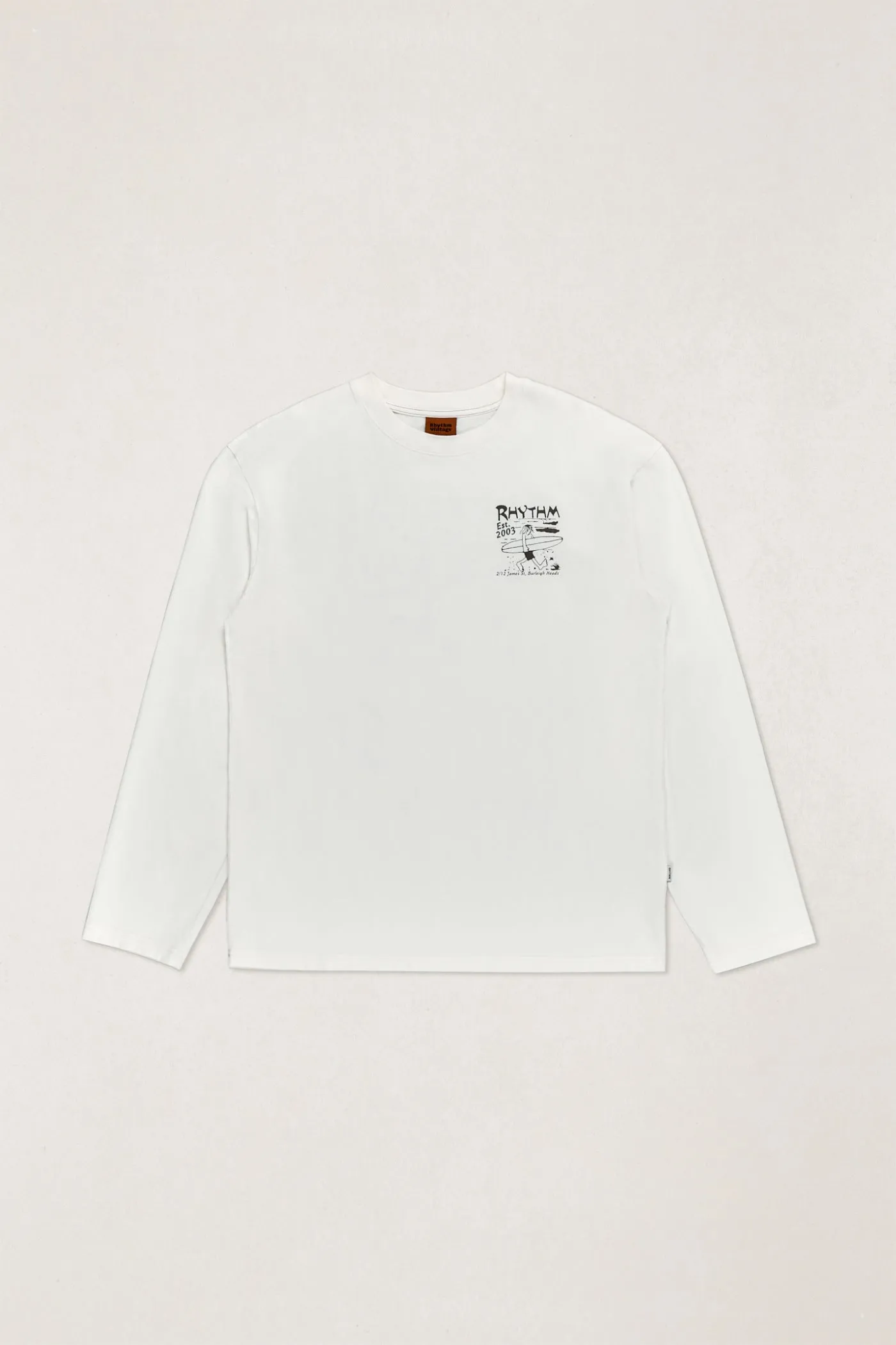 Burleigh Wanderer Ls T-Shirt Vintage White sold by Rhythm.
