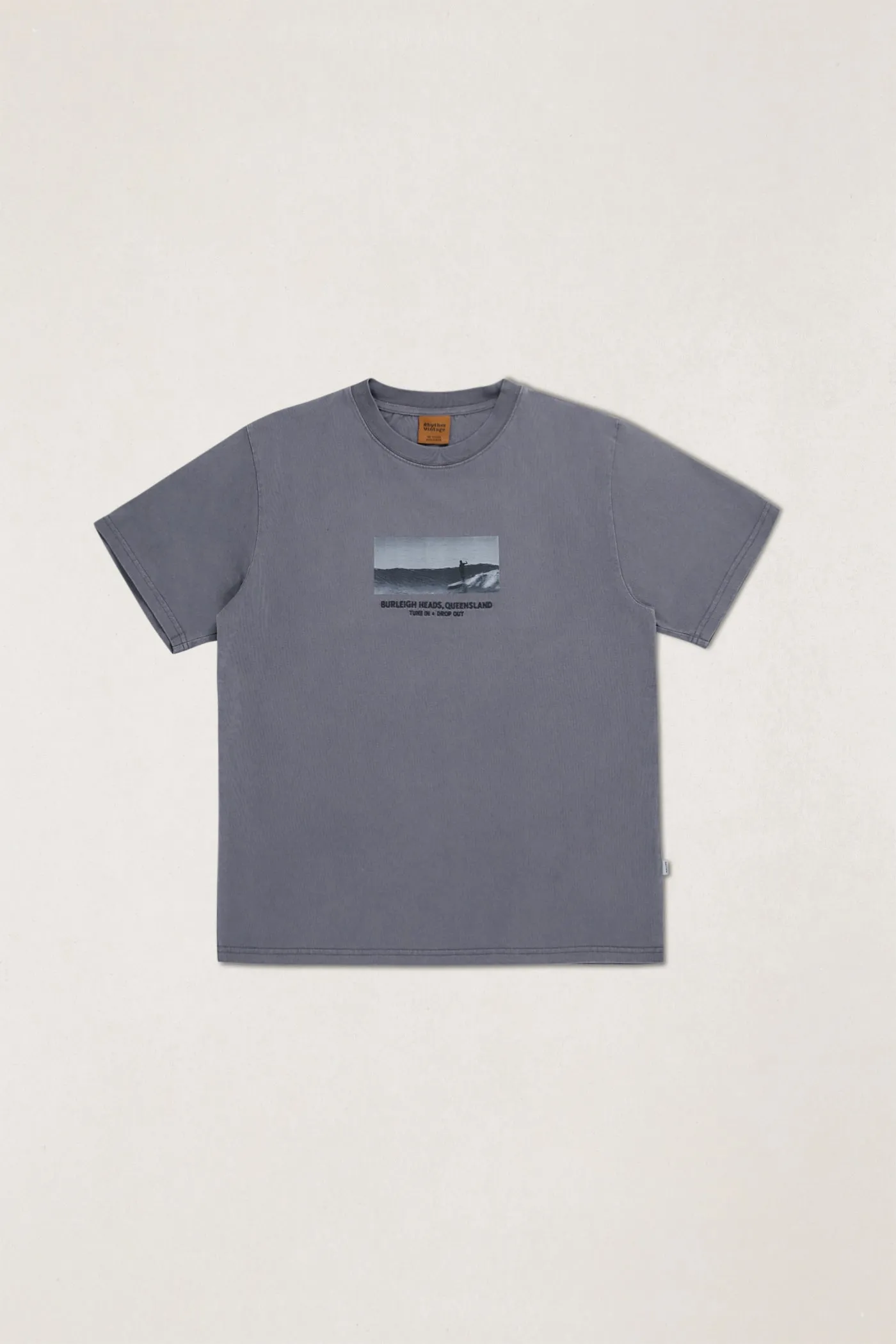 Headland Vintage Ss T-Shirt Vintage Navy sold by Rhythm.
