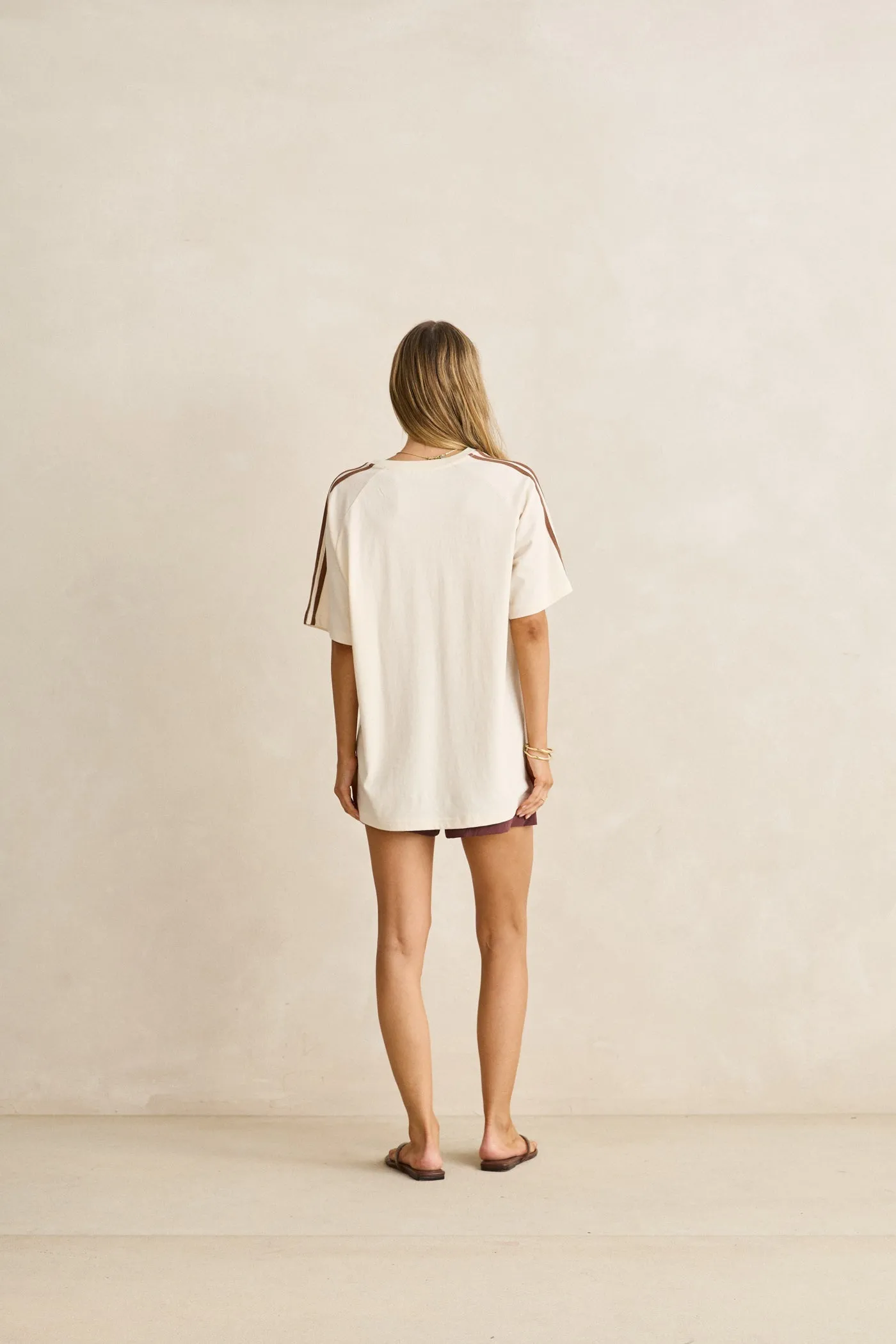 Isola Floral Oversized T-Shirt Natural sold by Rhythm. product image thumbnail 4