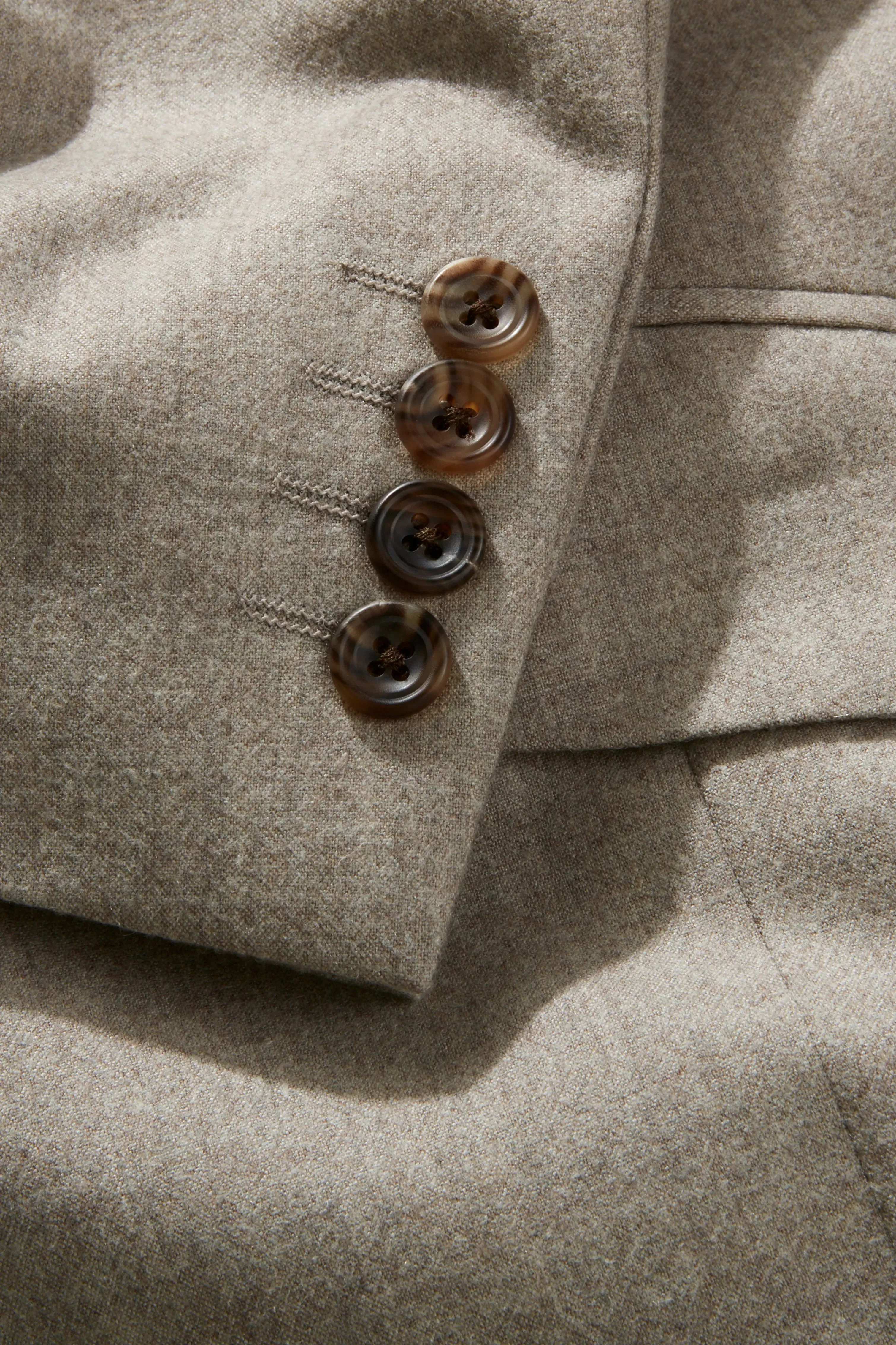 Chapman Suit – Stone Stretch Cashmere sold by Richard James product image thumbnail 3