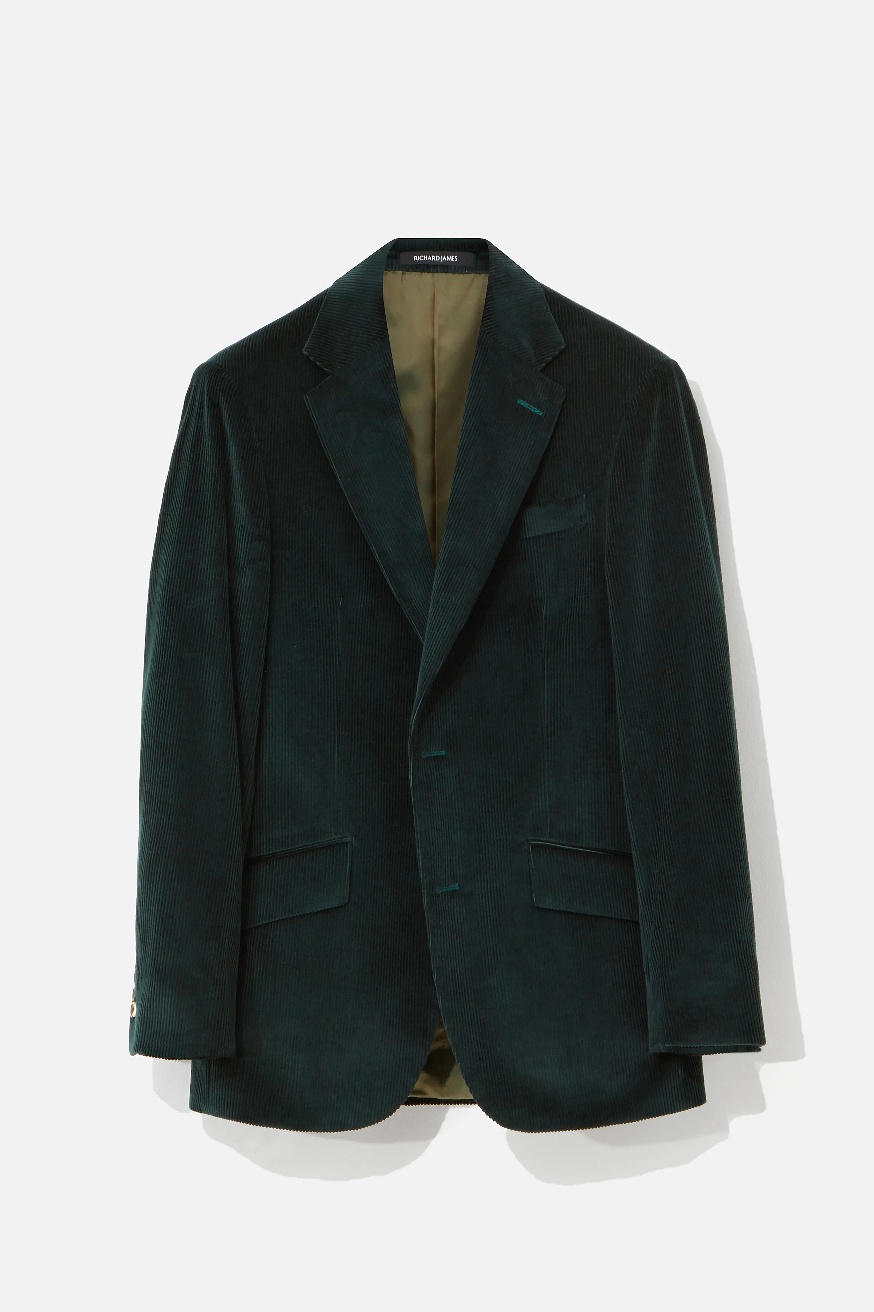 Chapman Suit – Petrol Cotton Corduroy sold by Richard James