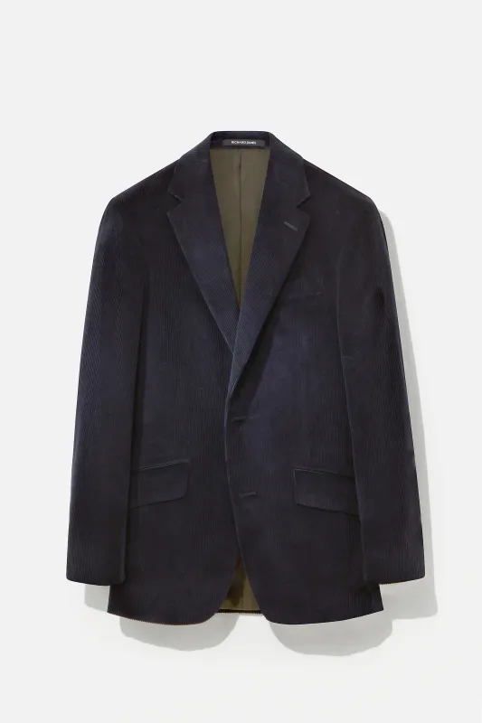 Chapman Suit – Navy Cotton Corduroy sold by Richard James