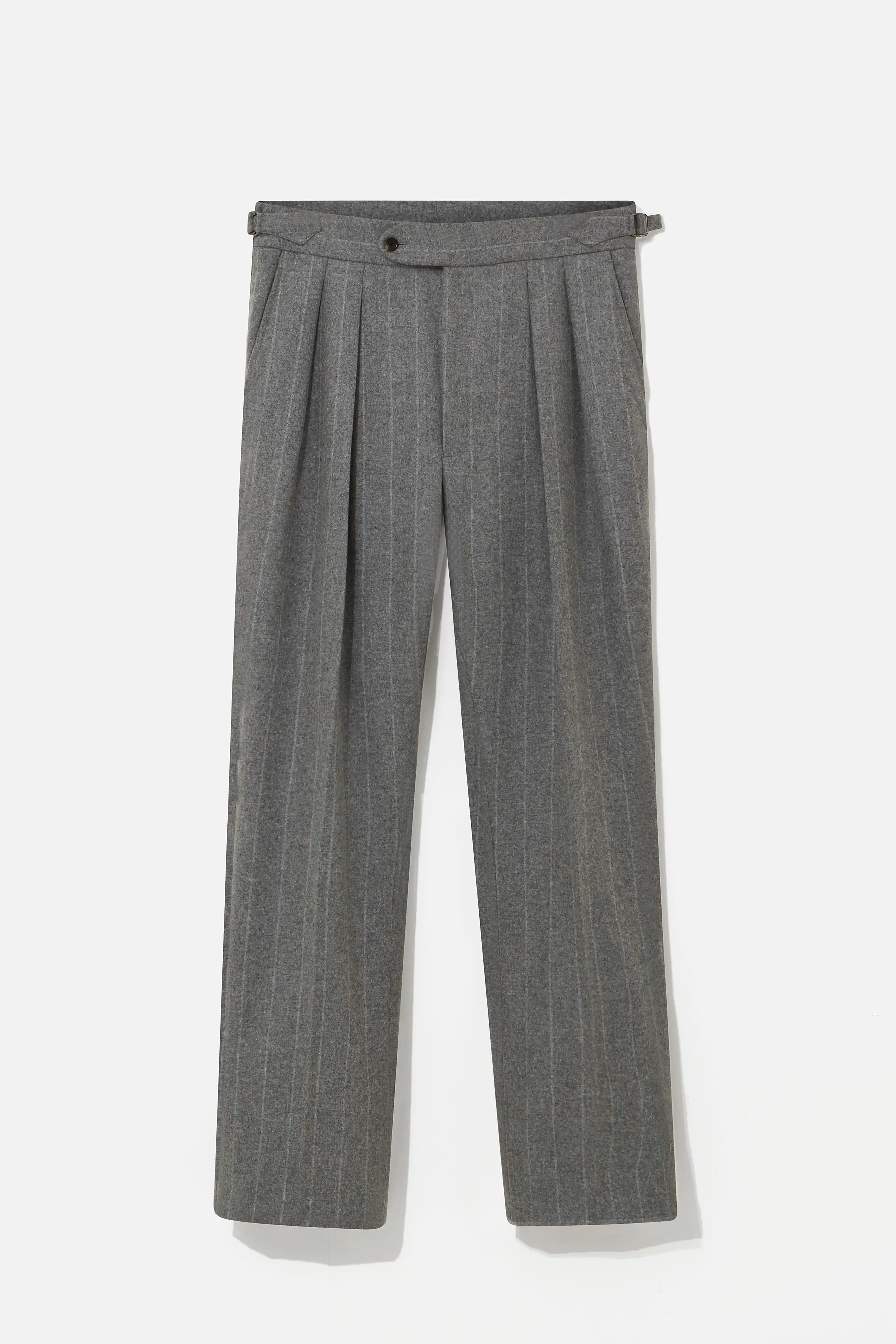 Hepworth Suit – Grey Wool Chalk Stripe sold by Richard James product image thumbnail 2