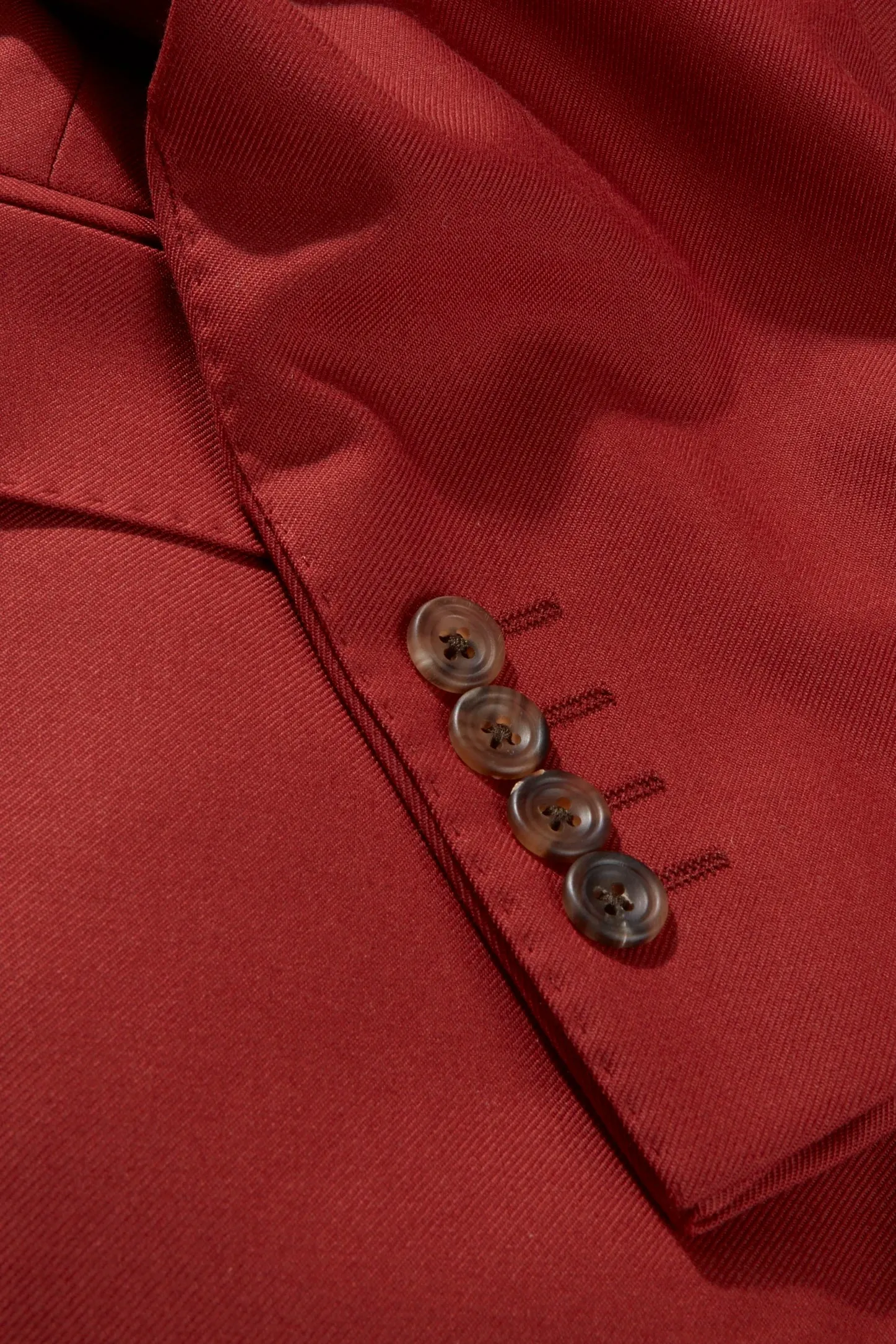 Hepworth Suit – Rust 130s Fine Wool Twill sold by Richard James product image thumbnail 3