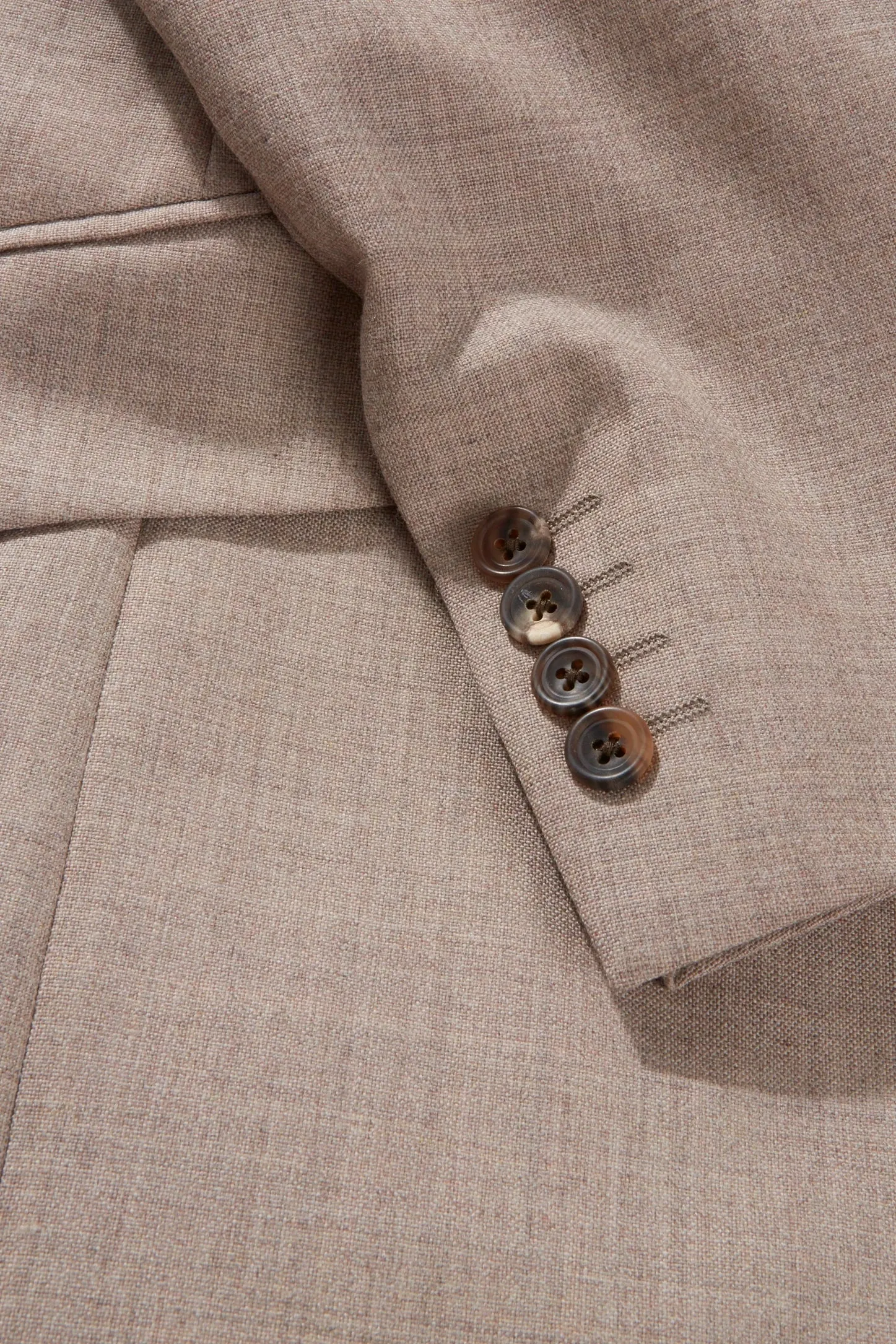 Chapman Suit – Oat Wool Fresco sold by Richard James product image thumbnail 2