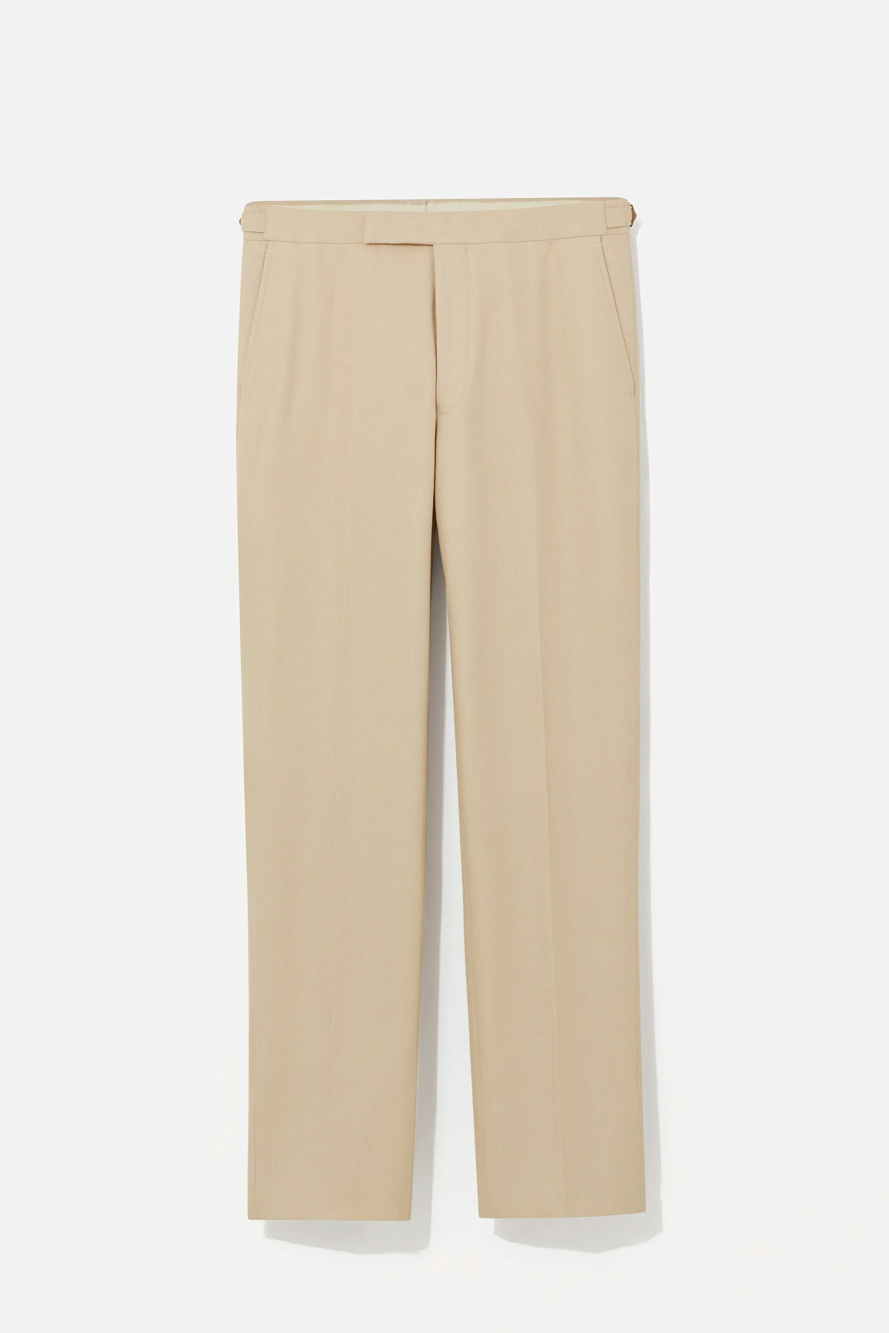 Chapman Trousers – Ivory Cavalry Twill sold by Richard James
