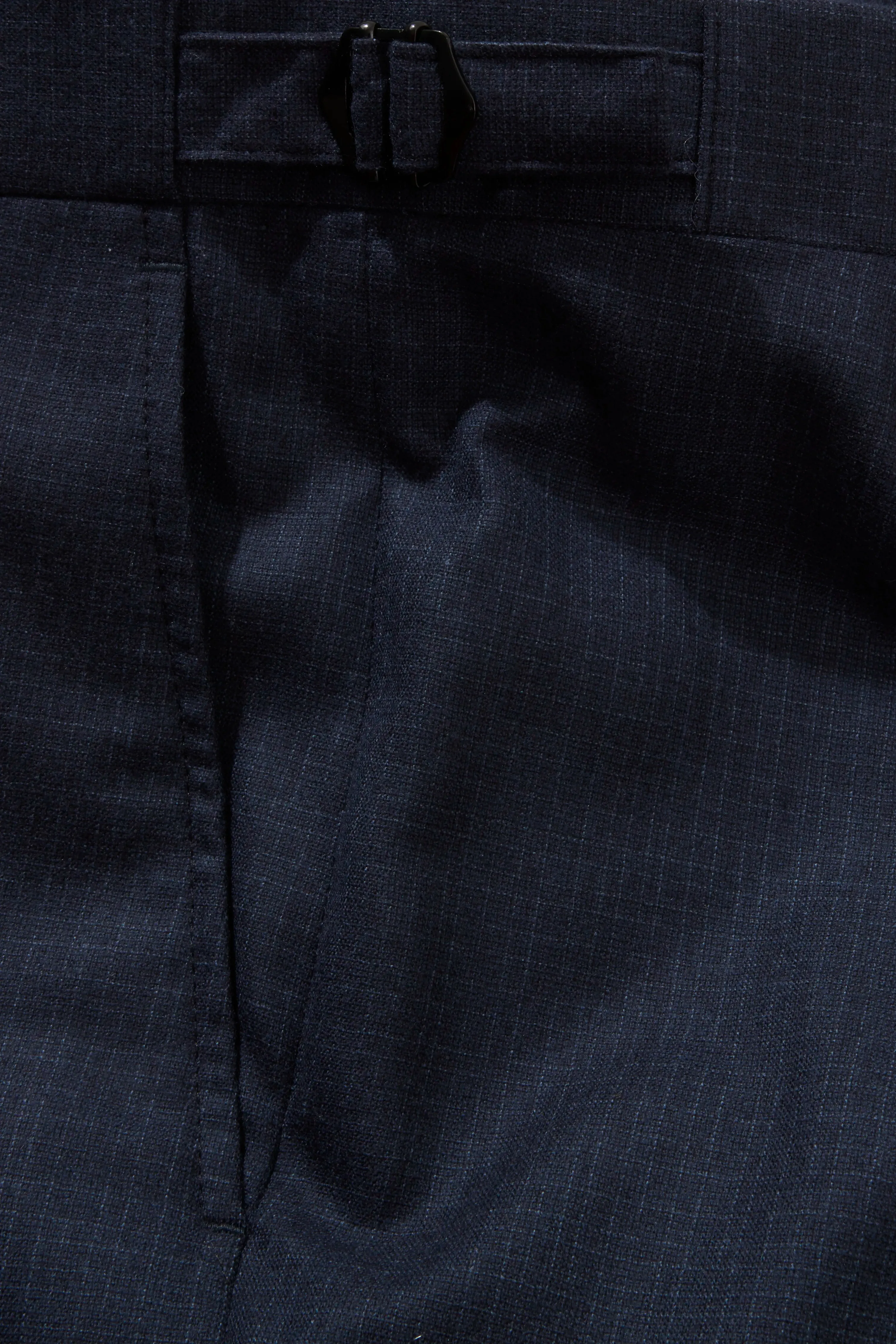 Chapman Trousers – Navy Wool Micro Check sold by Richard James product image thumbnail 2