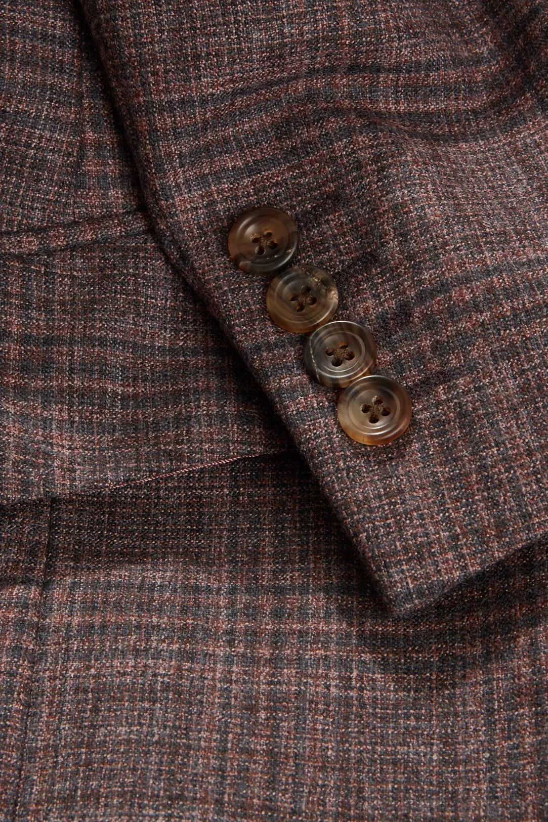 Chapman Blazer – Pink Wool Check sold by Richard James product image thumbnail 2