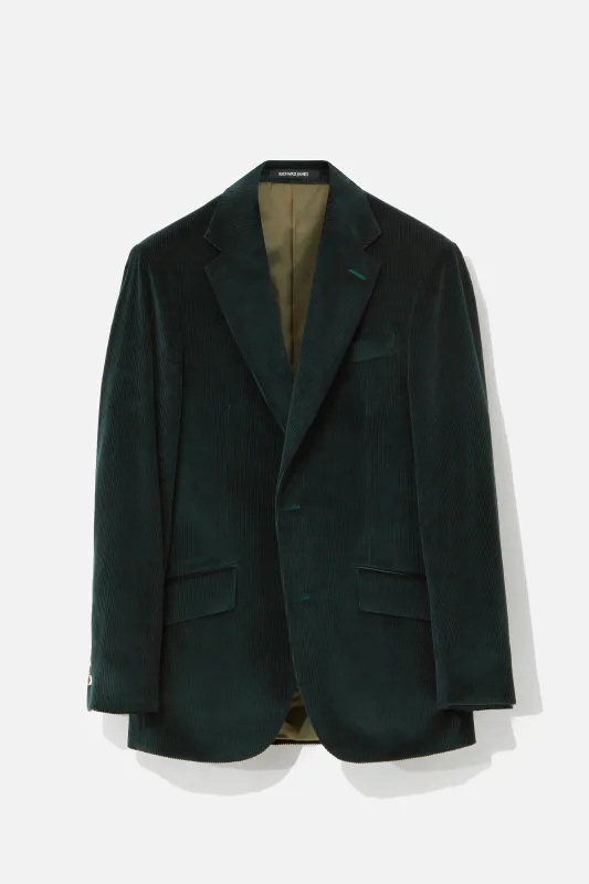 Chapman Jacket – Petrol Cotton Corduroy sold by Richard James