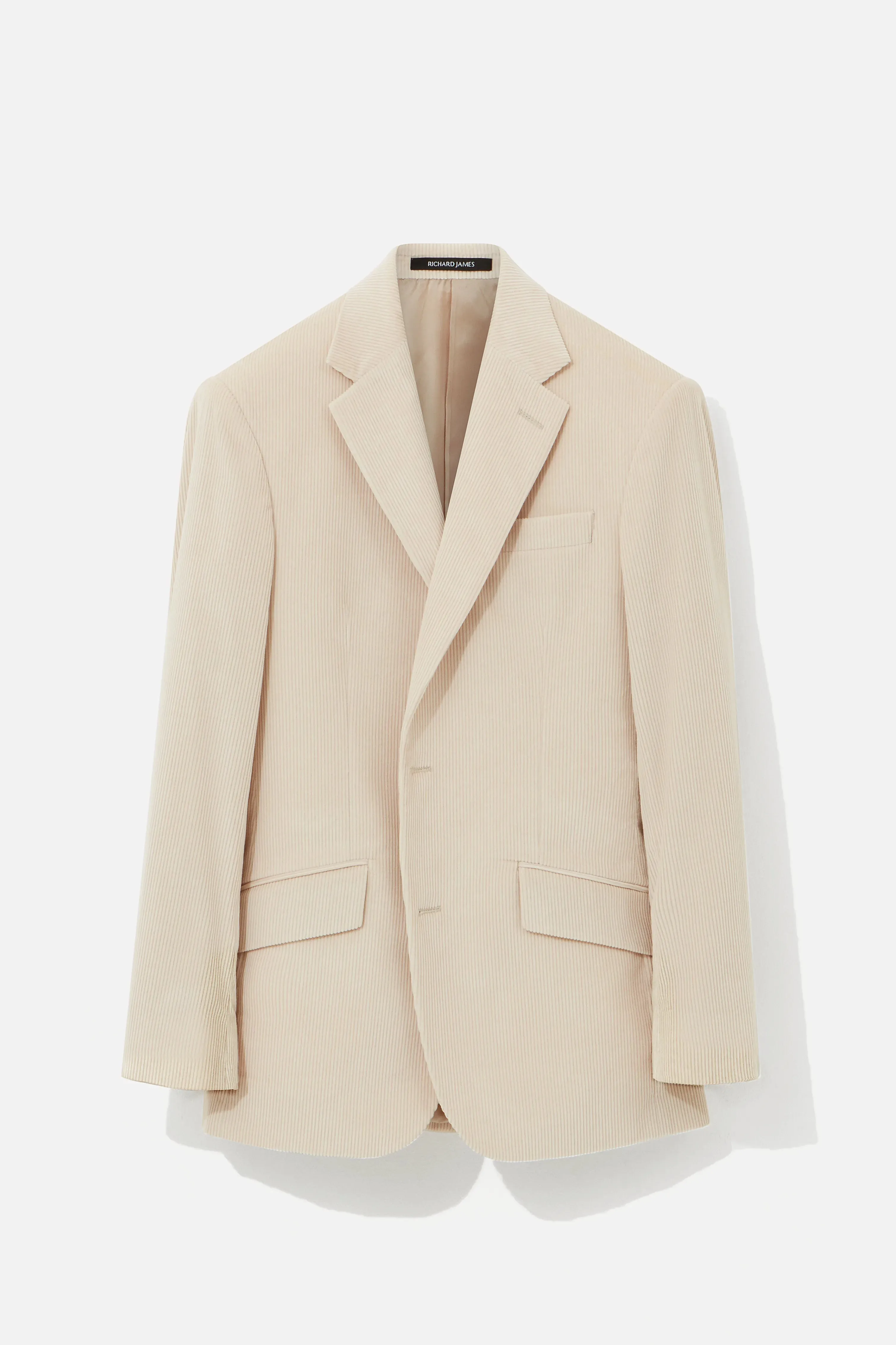 Chapman Jacket – Ivory Cotton Corduroy sold by Richard James