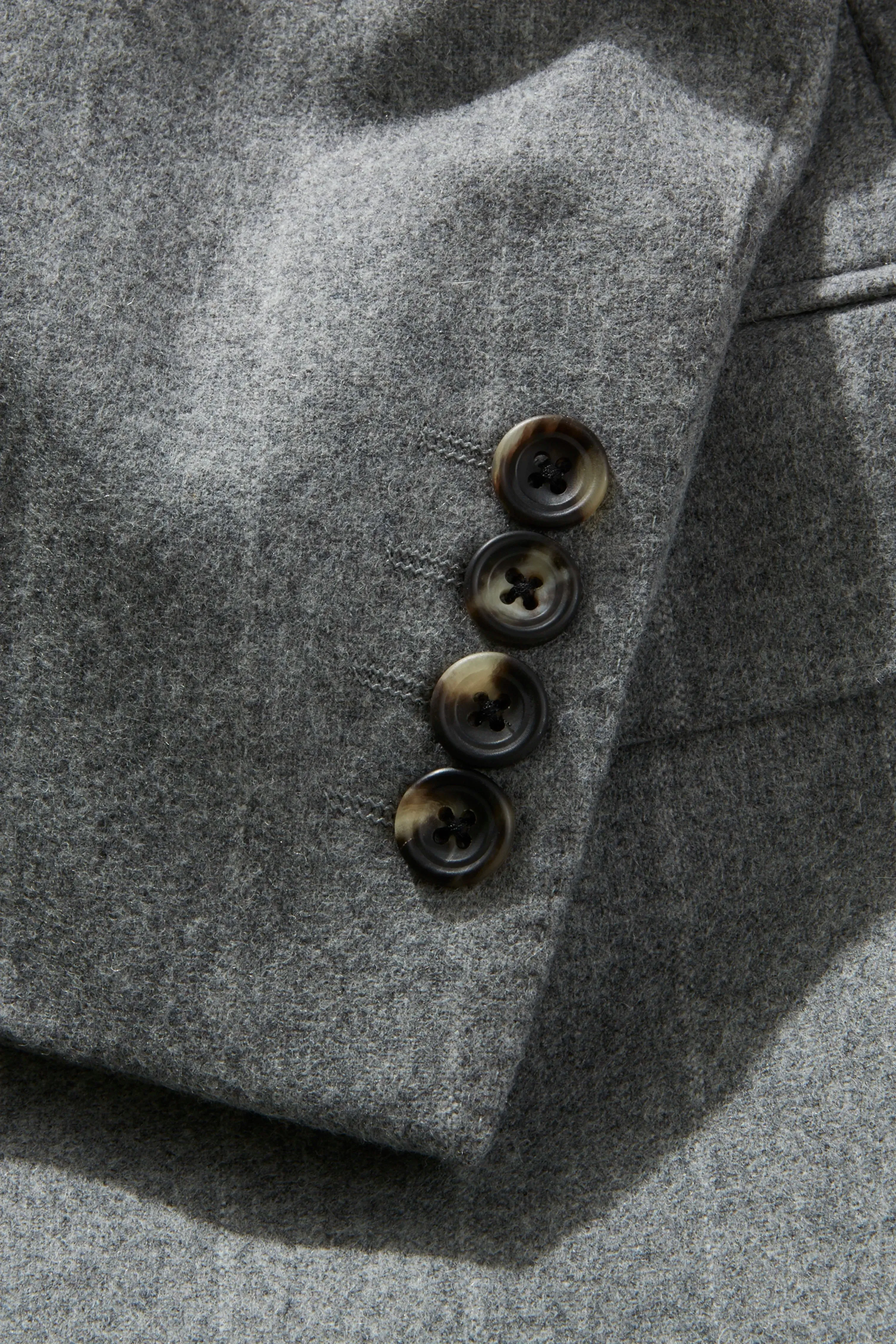 Hepworth Jacket – Grey Wool Chalk Stripe sold by Richard James product image thumbnail 2
