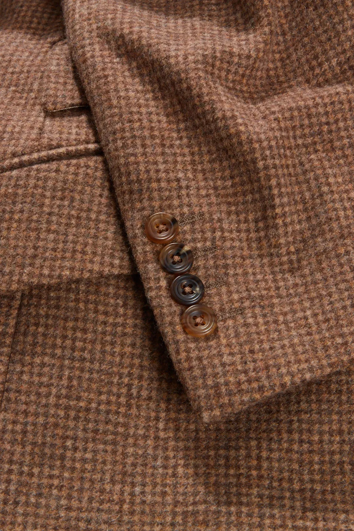 Coat – Tan Dogtooth Virgin Wool sold by Richard James product image thumbnail 2