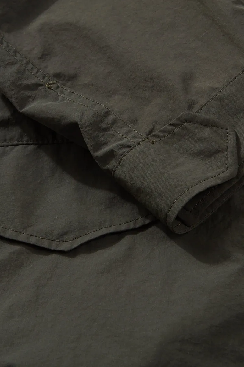 Field Jacket – Lightweight Olive Recycled PA Cotton Blend sold by Richard James product image thumbnail 5