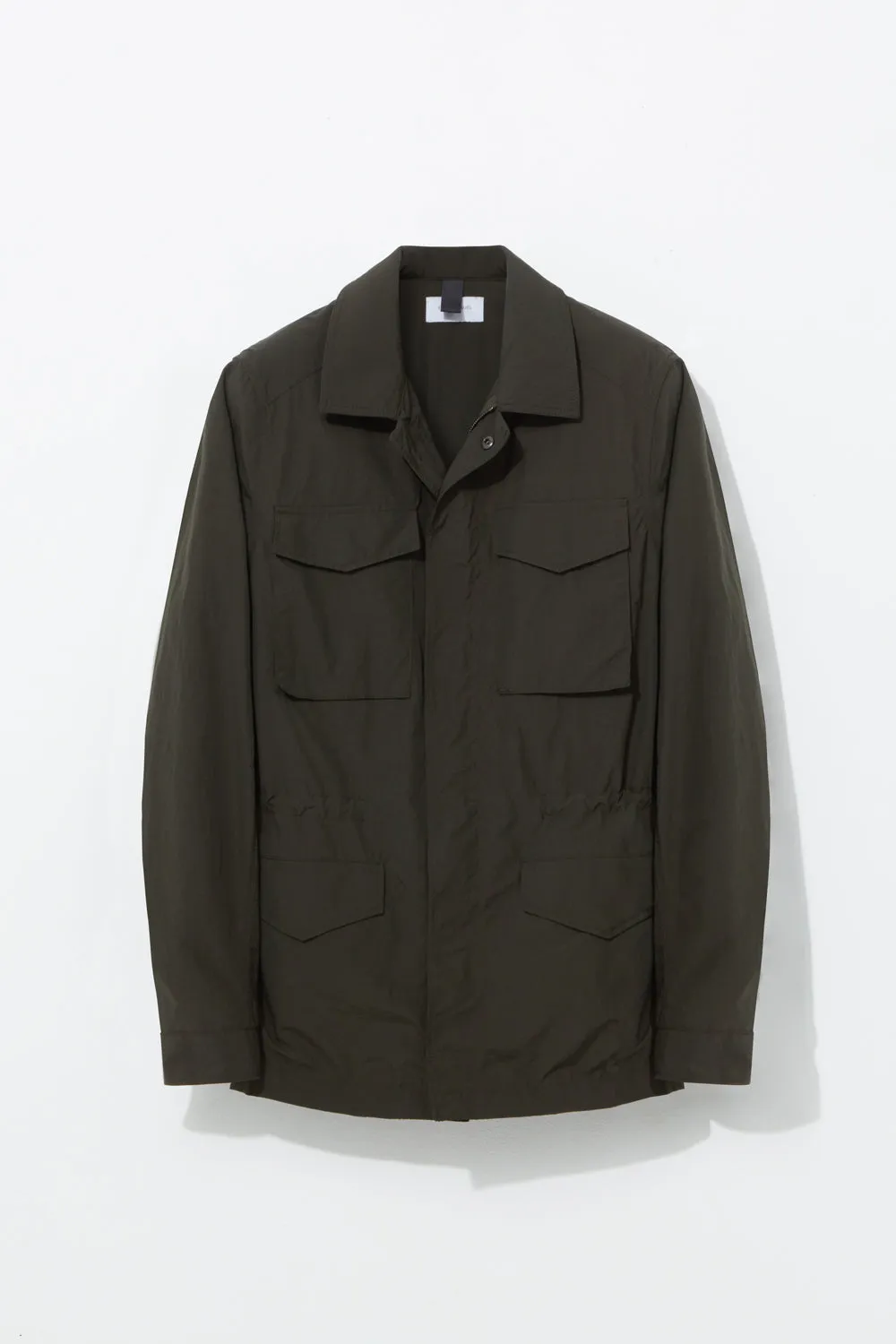 Field Jacket – Lightweight Olive Recycled PA Cotton Blend sold by Richard James product image thumbnail 3