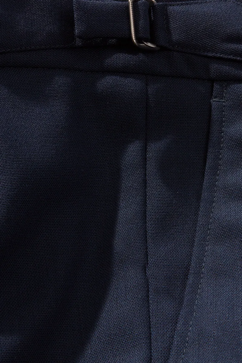 Hepworth Trousers – Navy Wool Fresco sold by Richard James product image thumbnail 5