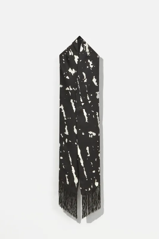 Scarf – Abstract Camouflage Silk Print sold by Richard James