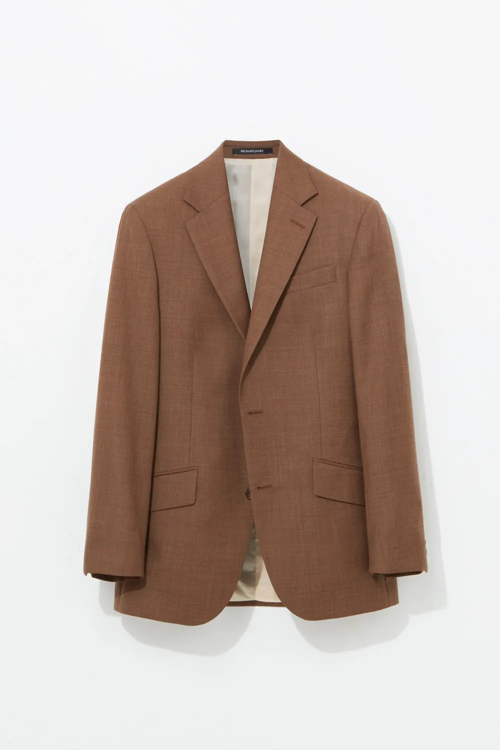 Chapman Jacket – Mocha Sharkskin sold by Richard James product image thumbnail 3