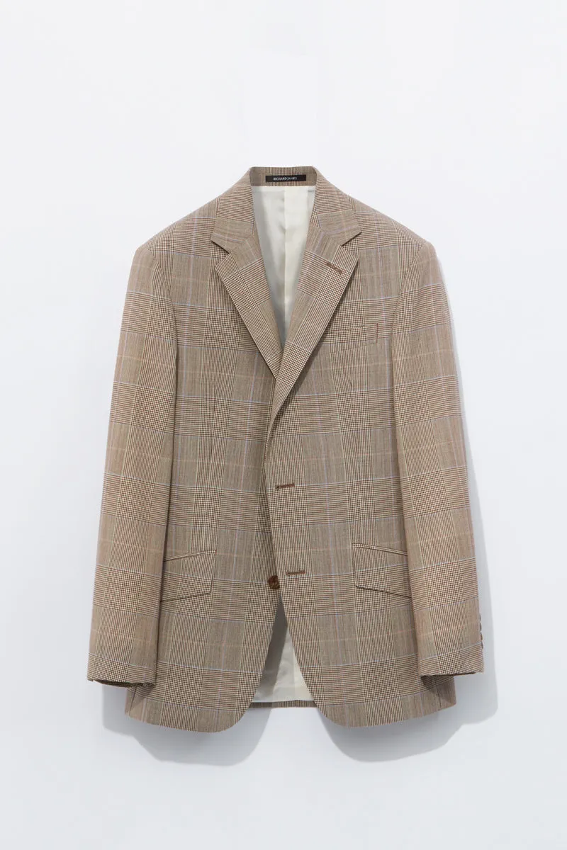 Chapman Jacket – Brown Prince Of Wales Check sold by Richard James product image thumbnail 3