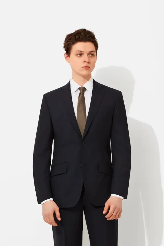 Travel Jacket - Navy Voyager Wool sold by Richard James