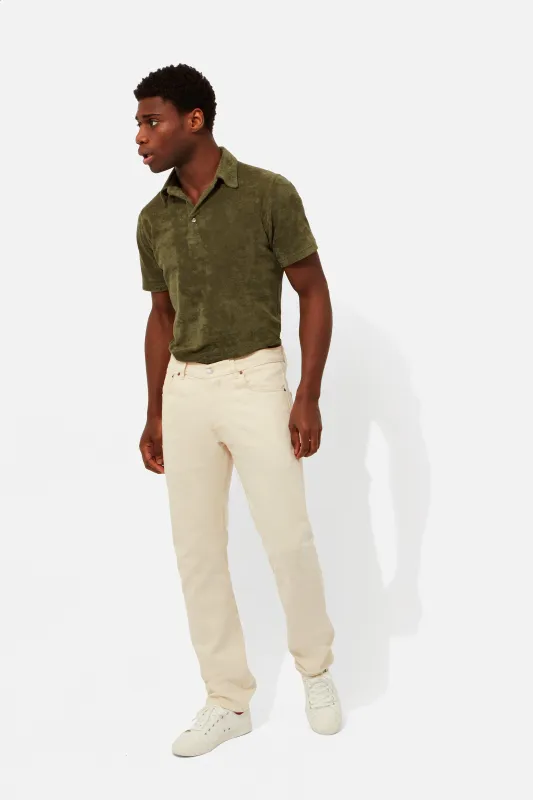 Off White Selvedge Jeans sold by Richard James