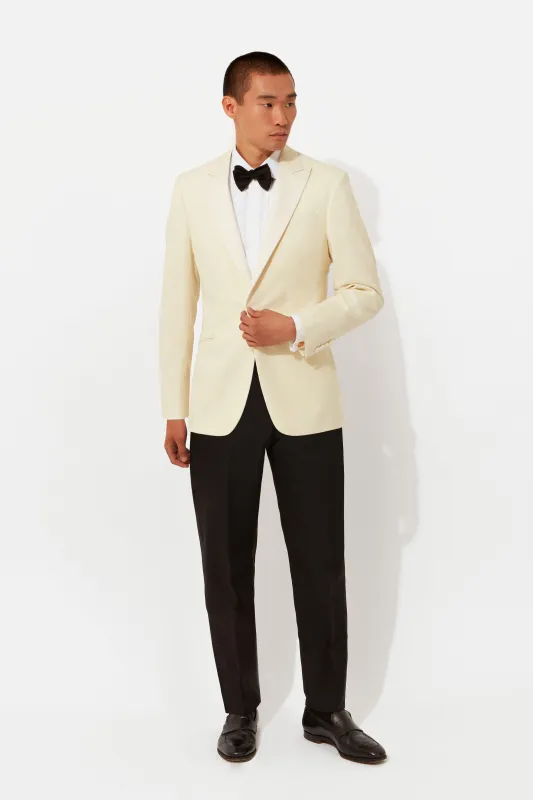 Ivory Peak Lapel Evening Suit sold by Richard James
