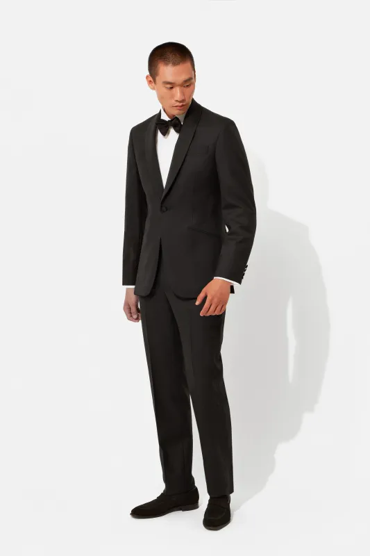Black Shawl Collar Evening Suit sold by Richard James
