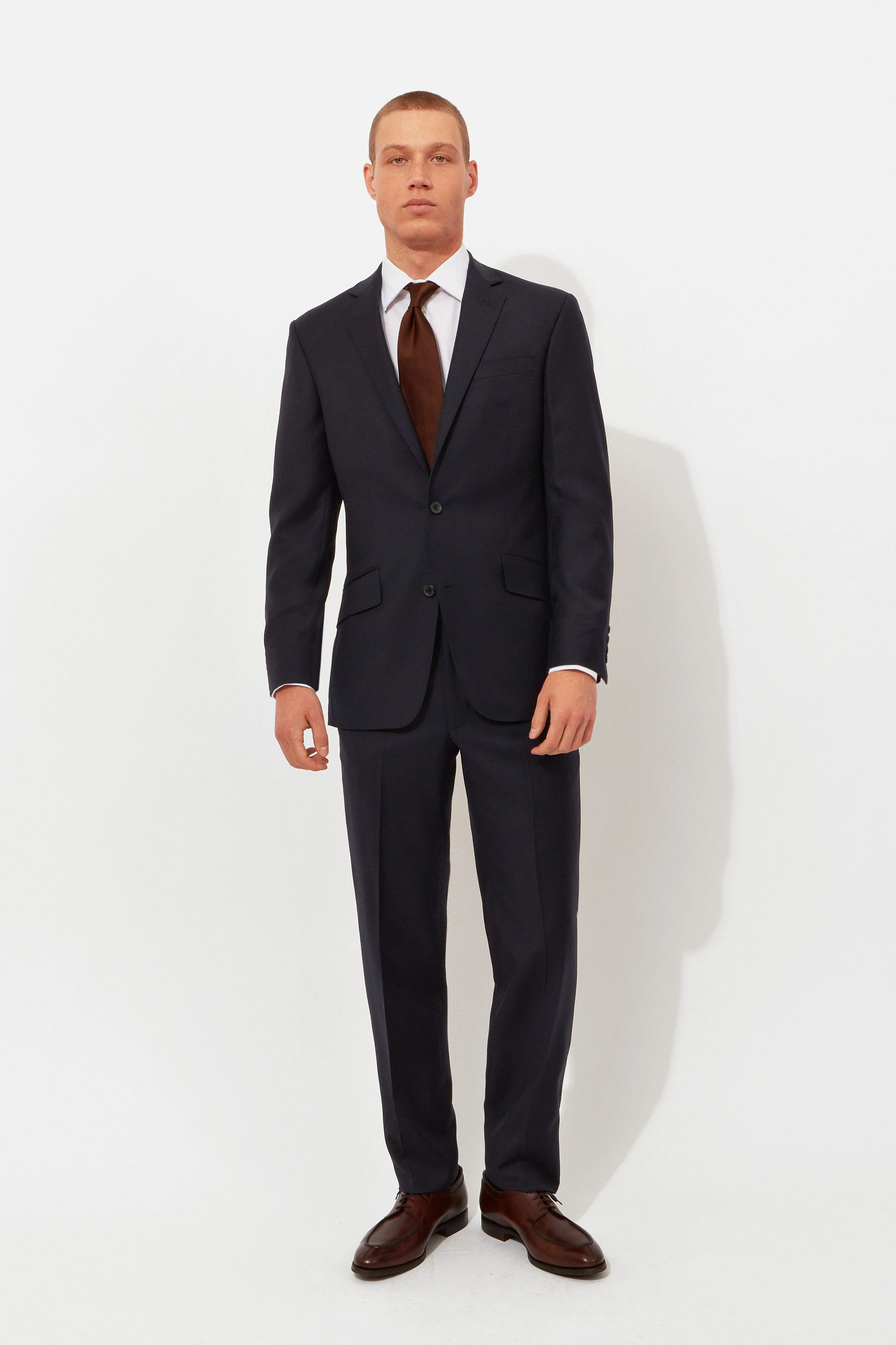 Navy Twill Suit sold by Richard James