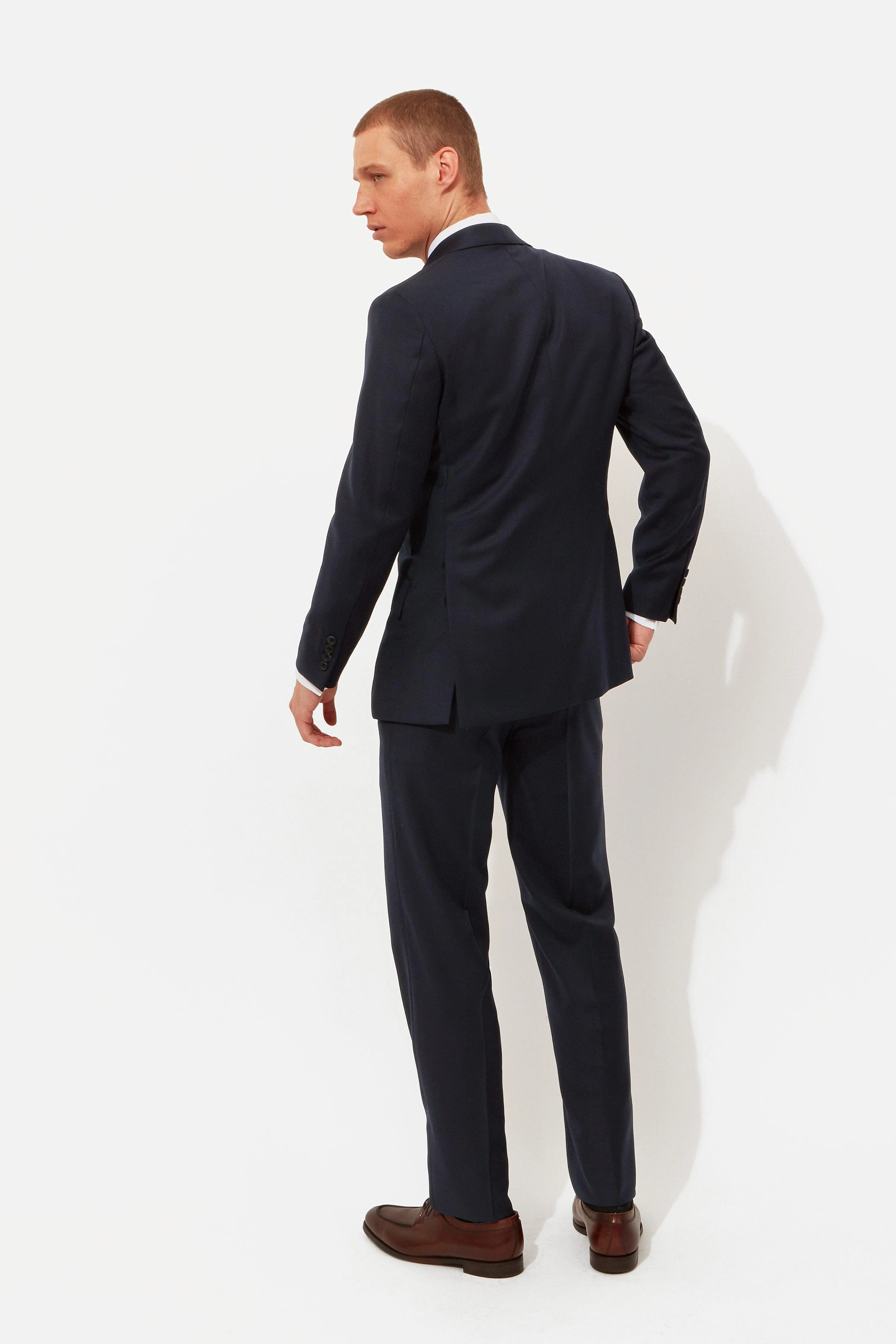Navy Twill Suit sold by Richard James product image thumbnail 5