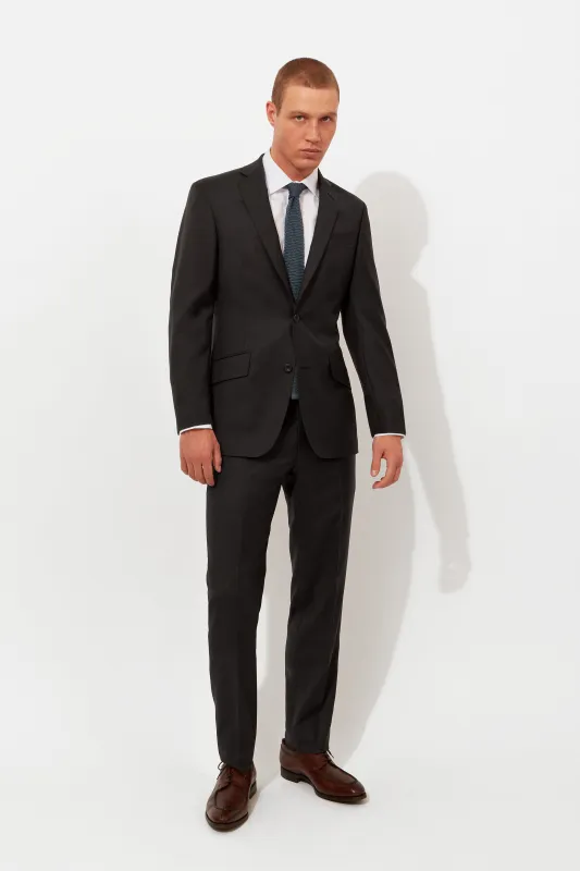 Charcoal Twill Suit sold by Richard James
