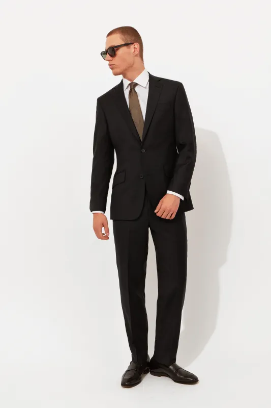 Black Twill Suit sold by Richard James