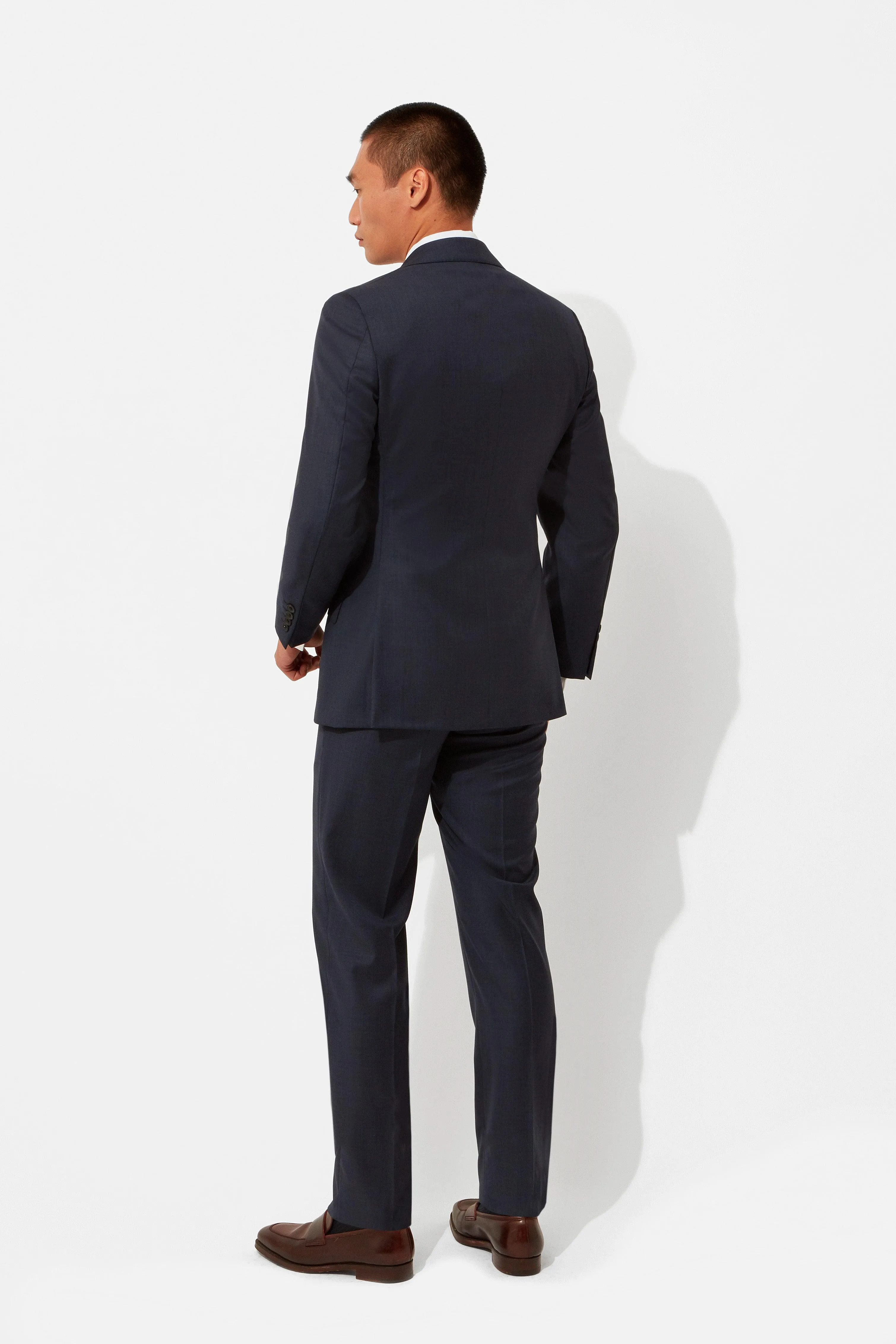 Dark Blue Sharkskin Suit sold by Richard James product image thumbnail 5