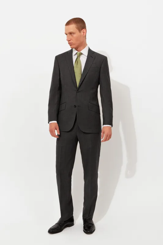 Grey Sharkskin Suit sold by Richard James