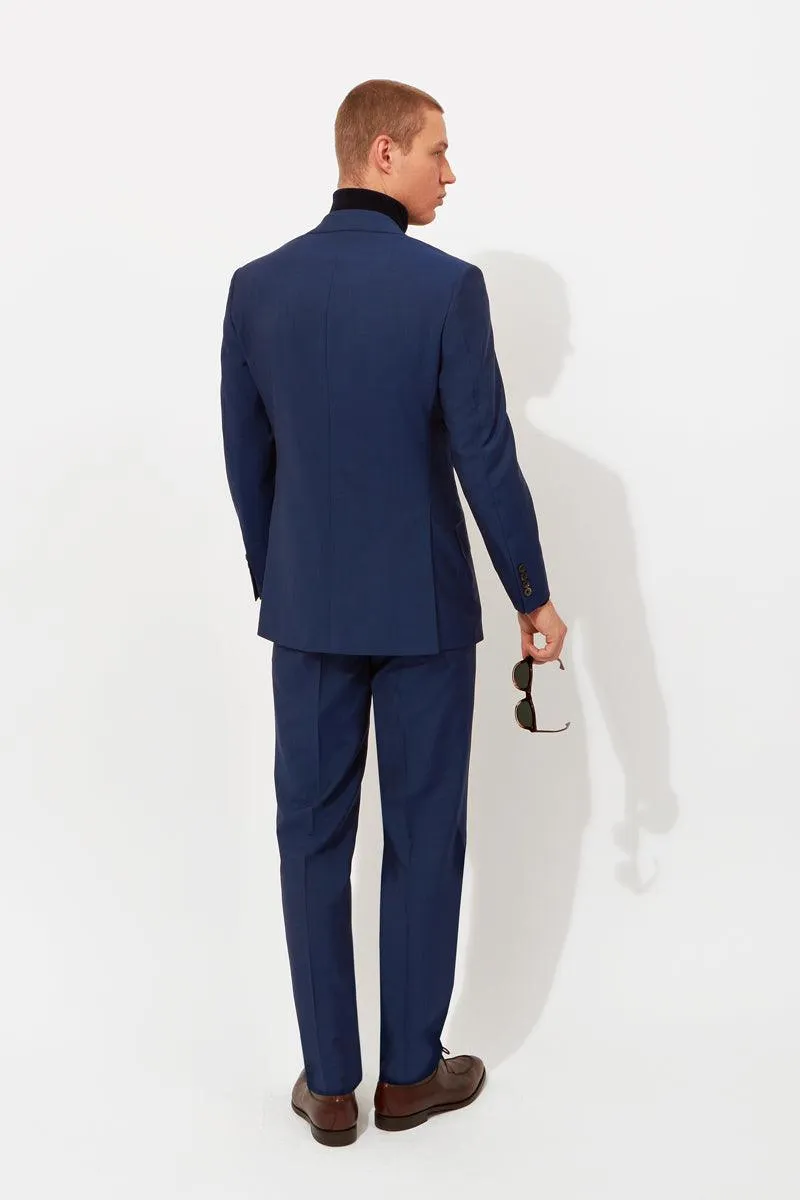 Strong Blue Wool and Mohair Suit sold by Richard James product image thumbnail 2
