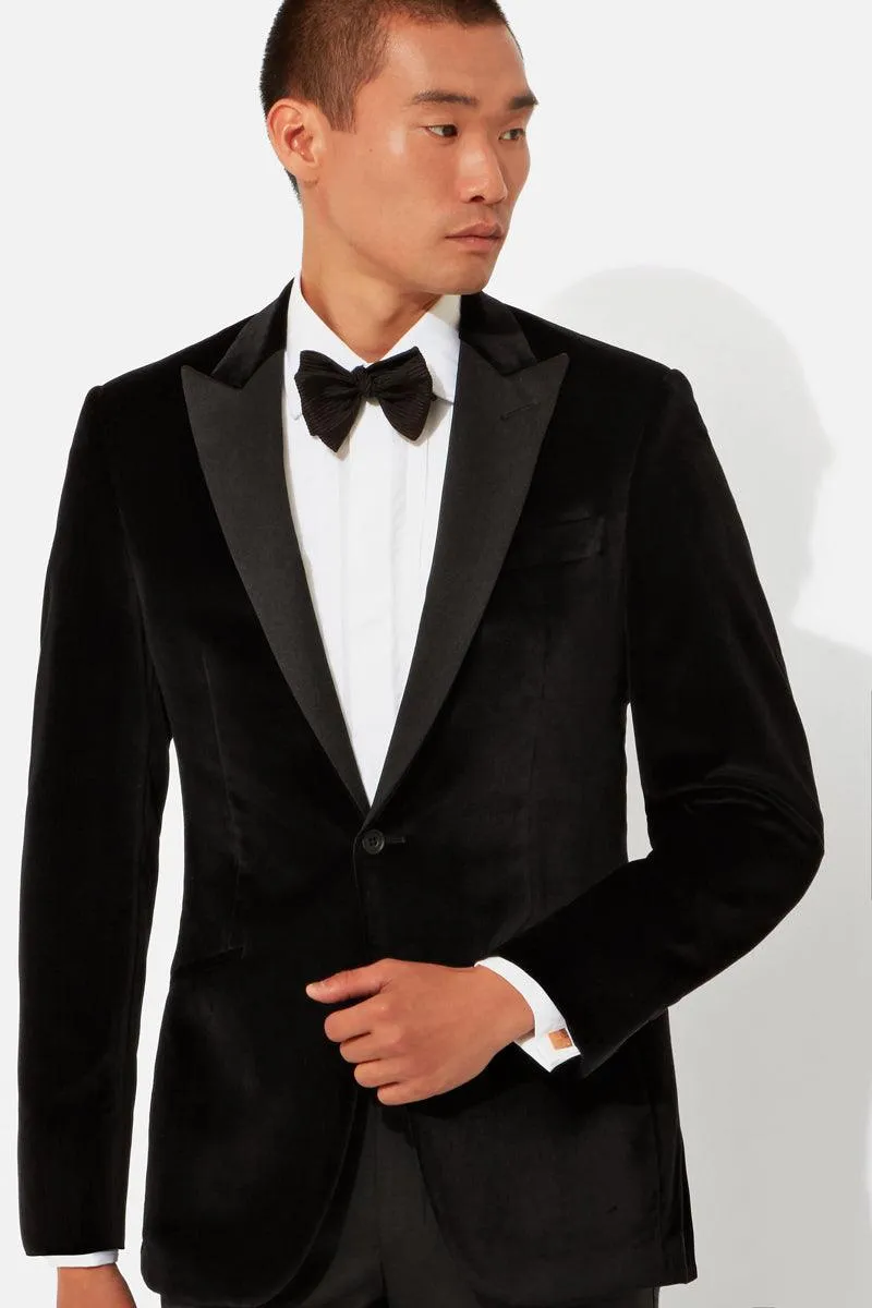 Peak Lapel Velvet Jacket sold by Richard James product image thumbnail 4