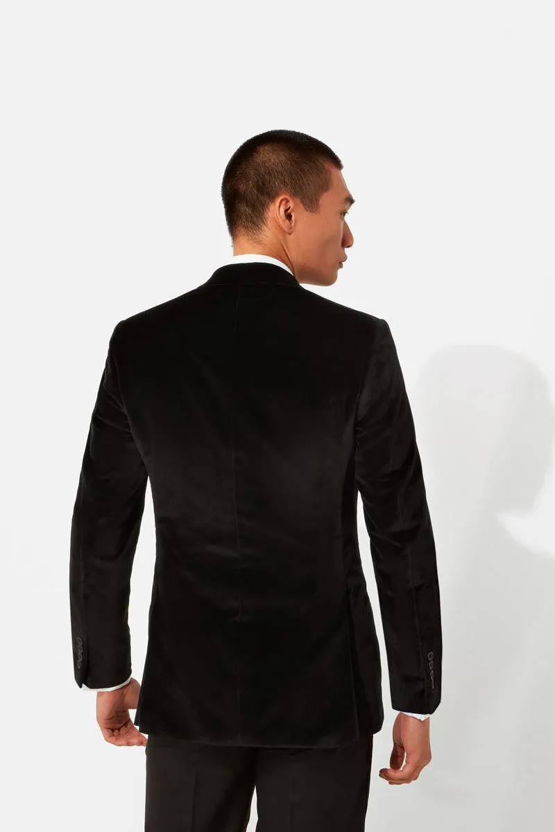 Peak Lapel Velvet Jacket sold by Richard James product image thumbnail 2