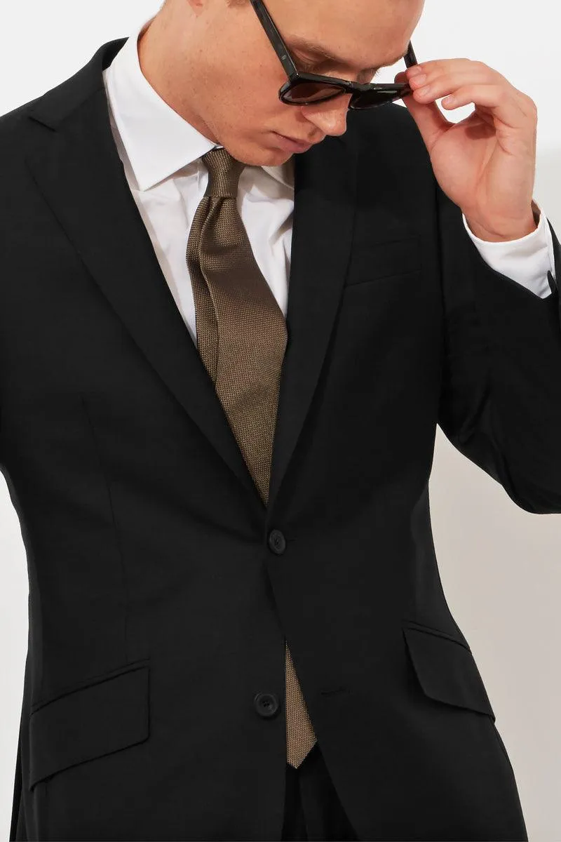 Black Classic Twill Jacket sold by Richard James product image thumbnail 4