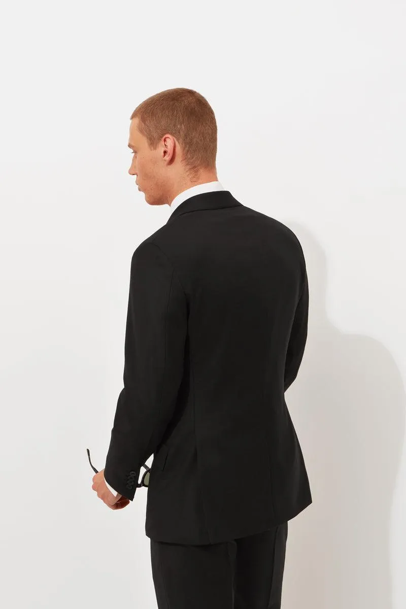 Black Classic Twill Jacket sold by Richard James product image thumbnail 2