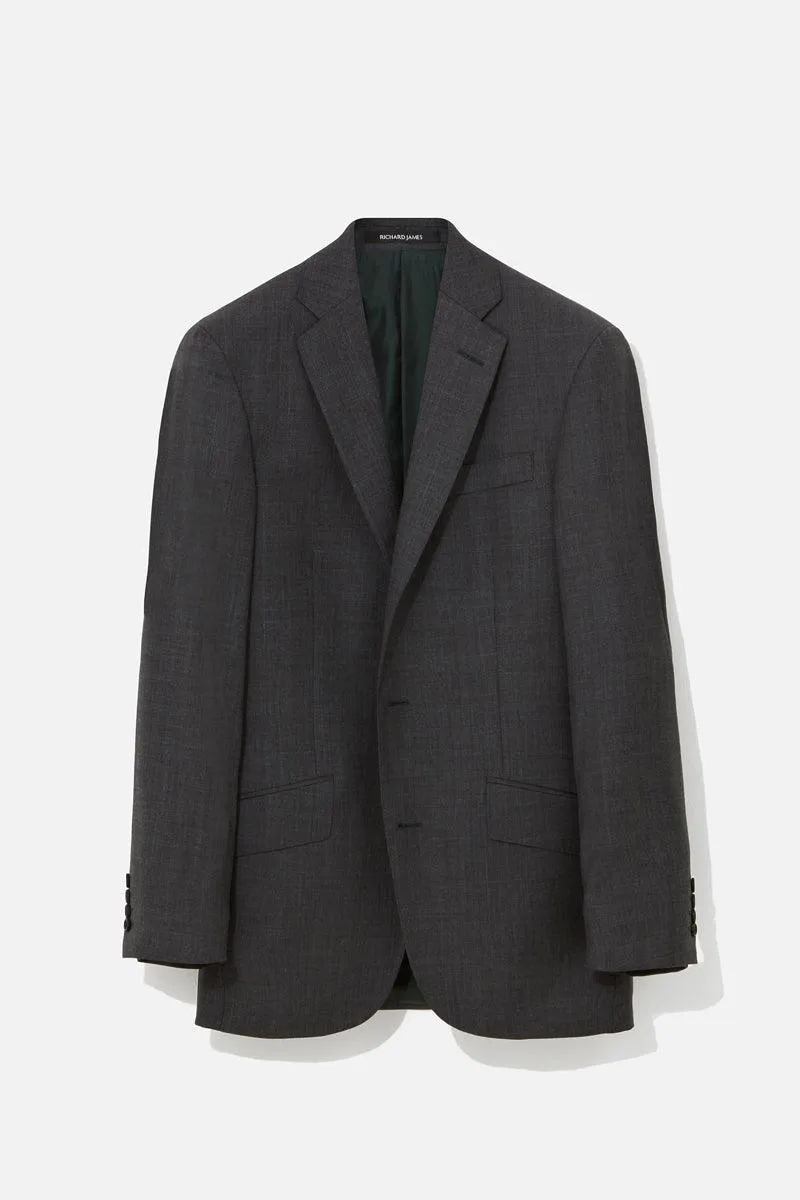 Grey Classic Sharkskin Jacket sold by Richard James product image thumbnail 3