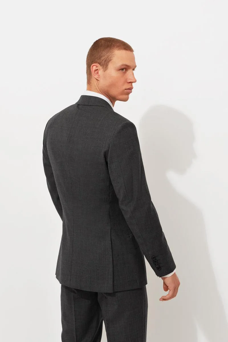 Grey Classic Sharkskin Jacket sold by Richard James product image thumbnail 2