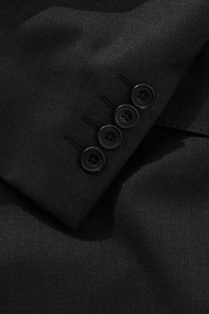 Charcoal Classic Twill Jacket sold by Richard James product image thumbnail 5