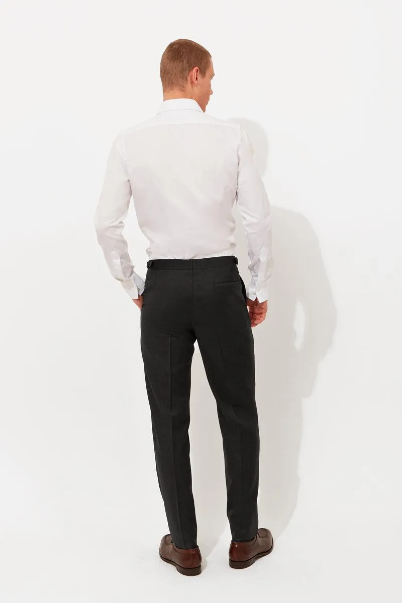 Charcoal Classic Twill Trousers sold by Richard James product image thumbnail 2