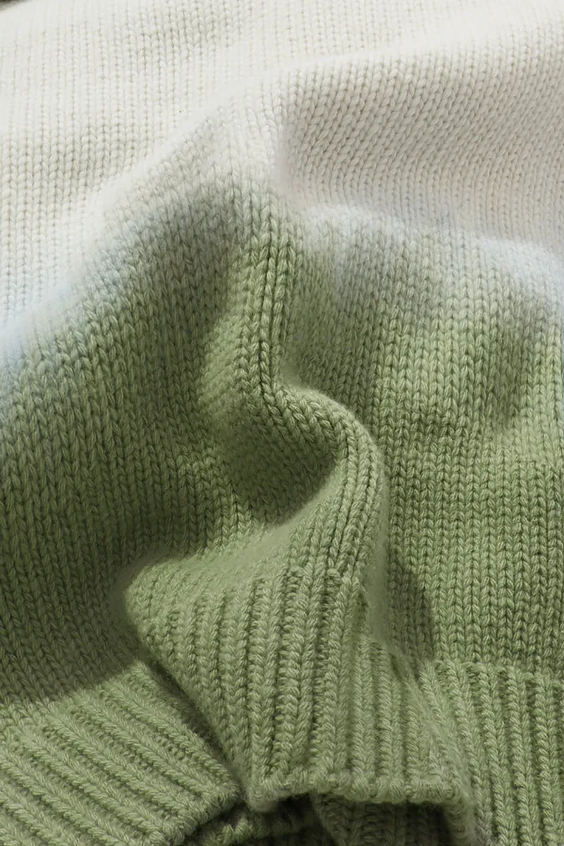 ROLL NECK – GREEN DIP-DYED sold by Richard James product image thumbnail 4