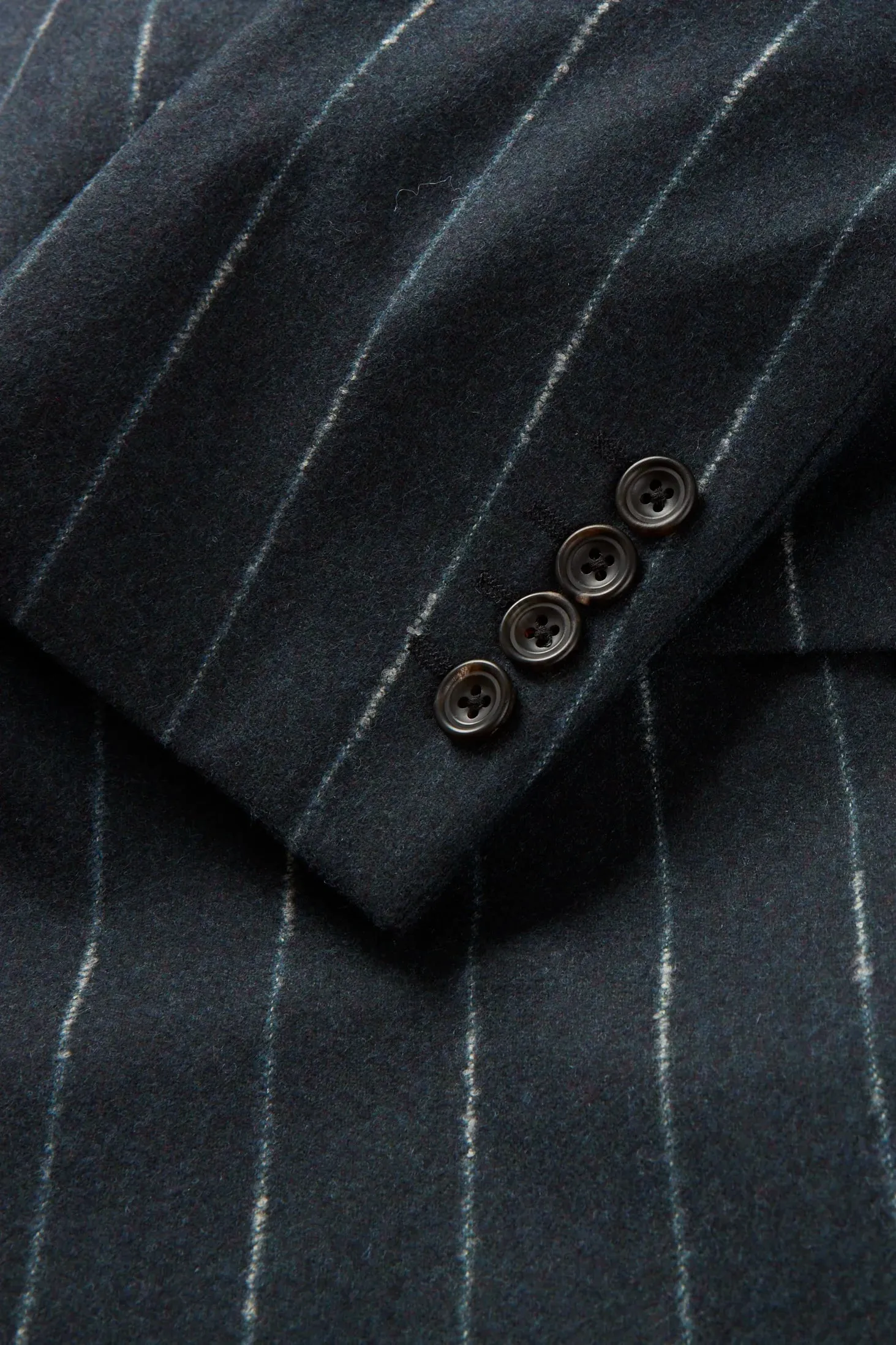 Chapman Suit – Petrol Mottled Striped sold by Richard James product image thumbnail 2