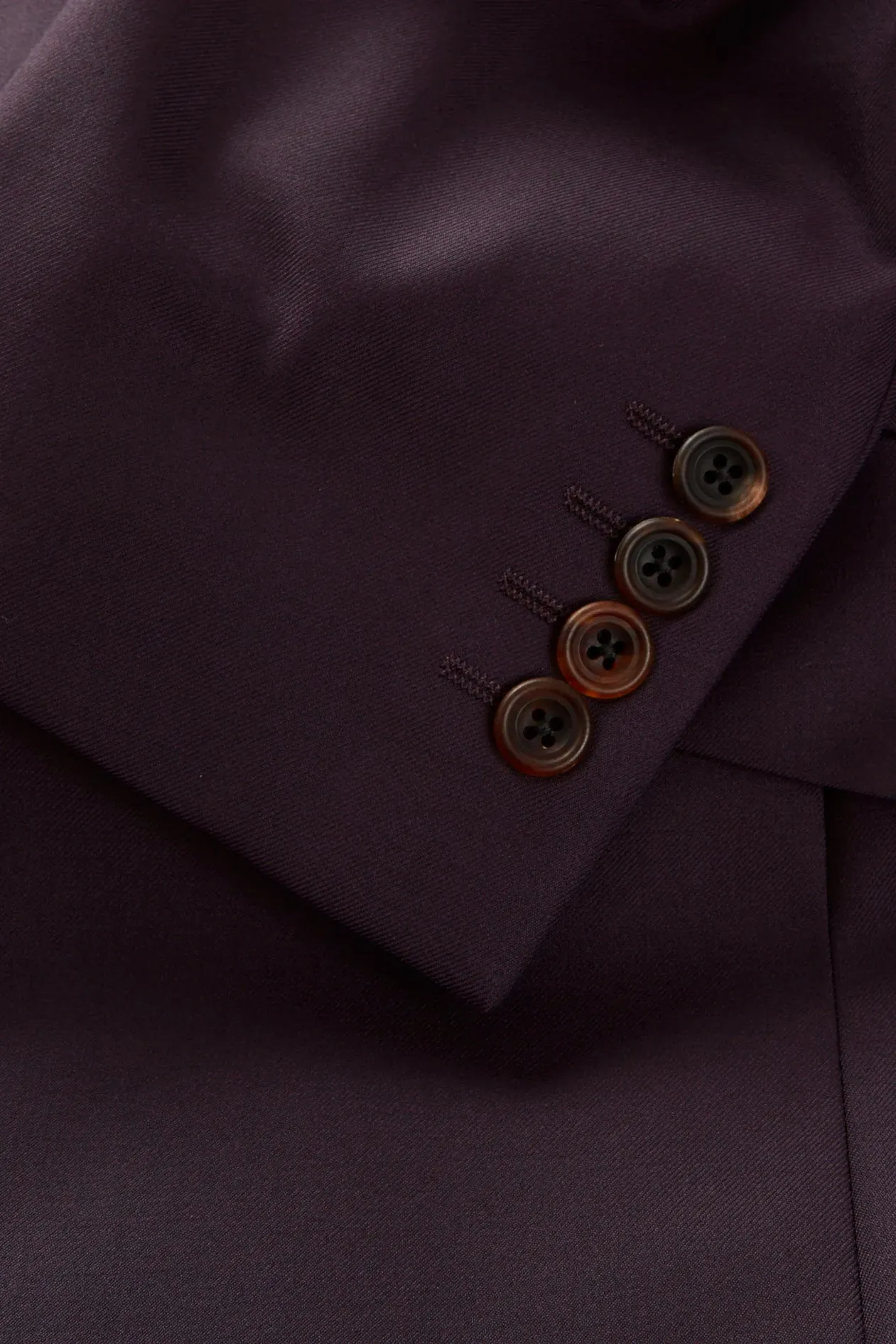 Chapman Suit – Aubergine Virgin Wool Twill sold by Richard James product image thumbnail 2