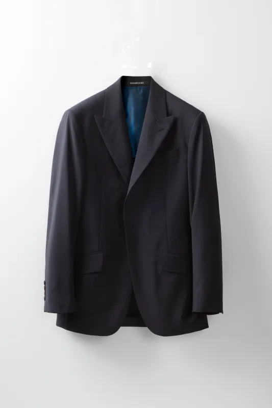 Chapman Suit – Dark Navy Wool & Mohair made by Richard James