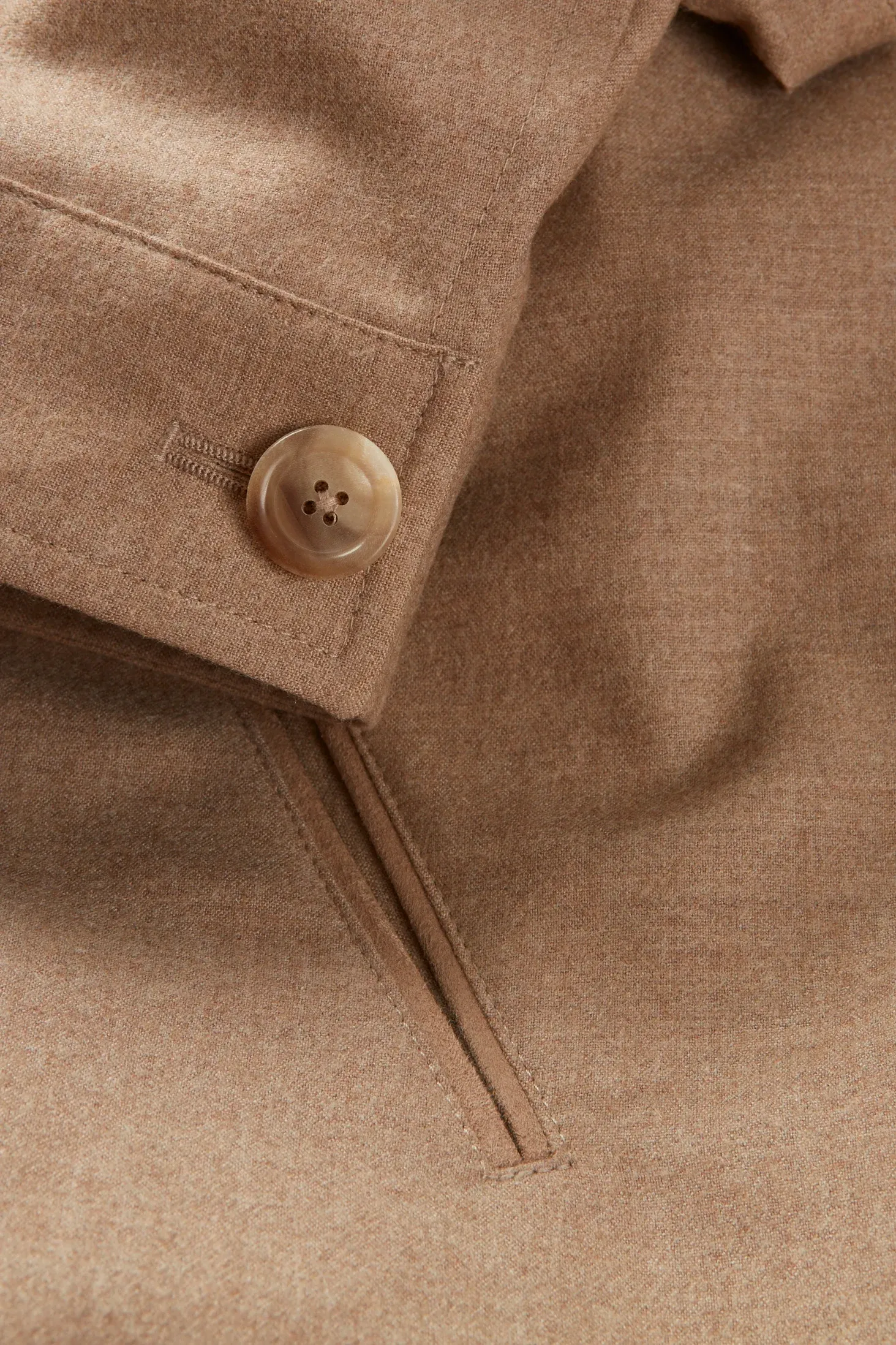 Zip Blouson – Sandstone Cashmere sold by Richard James product image thumbnail 2