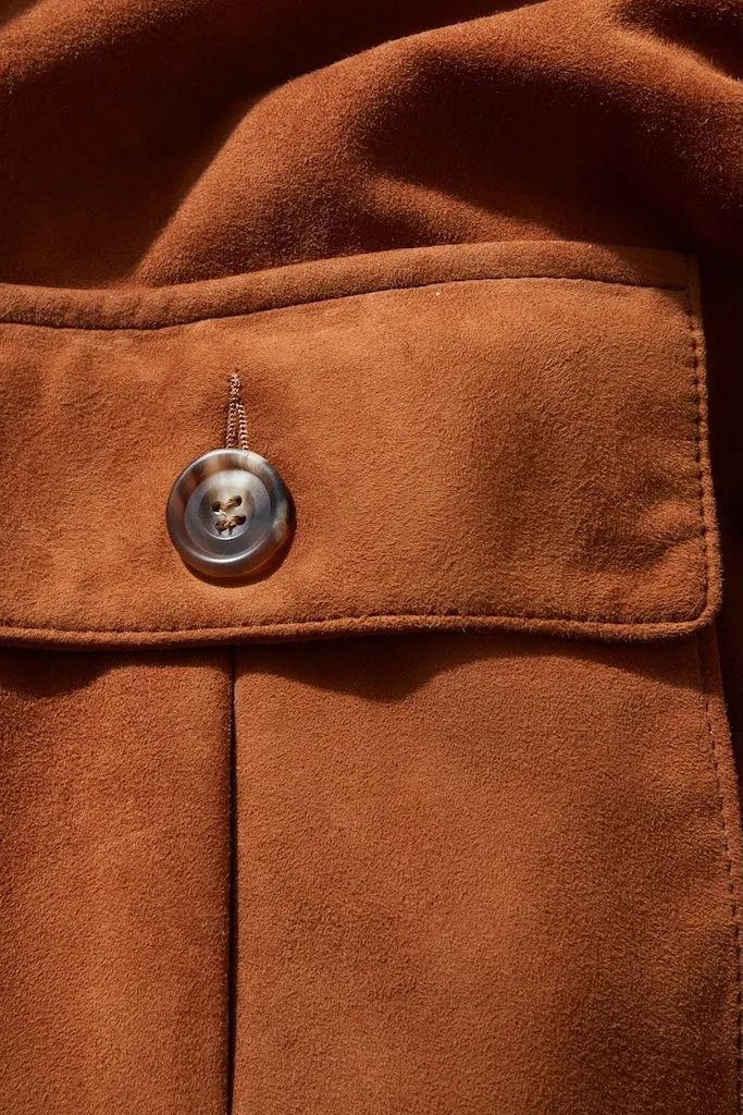 Bomber Jacket – Tan Suede sold by Richard James product image thumbnail 5