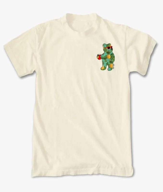 Tropical Pineapple Bear Womens Tee sold by riot society