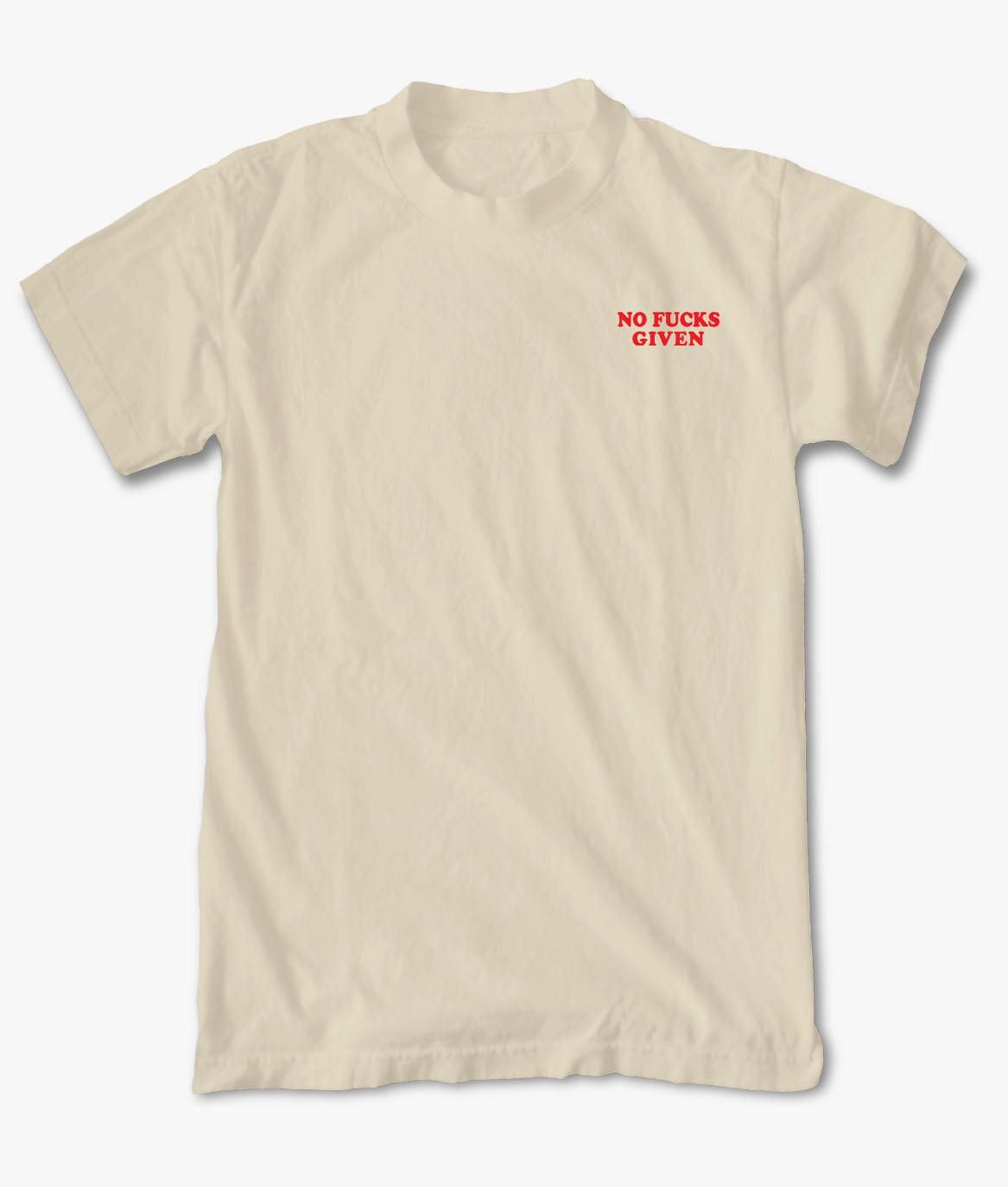 No Fucks Given Embroidered Womens Tee sold by riot society