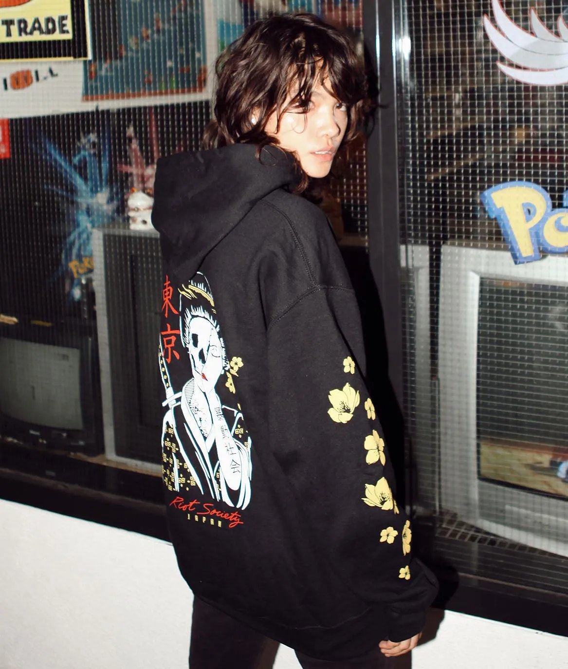 Geisha Shame Womens Hoodie sold by riot society